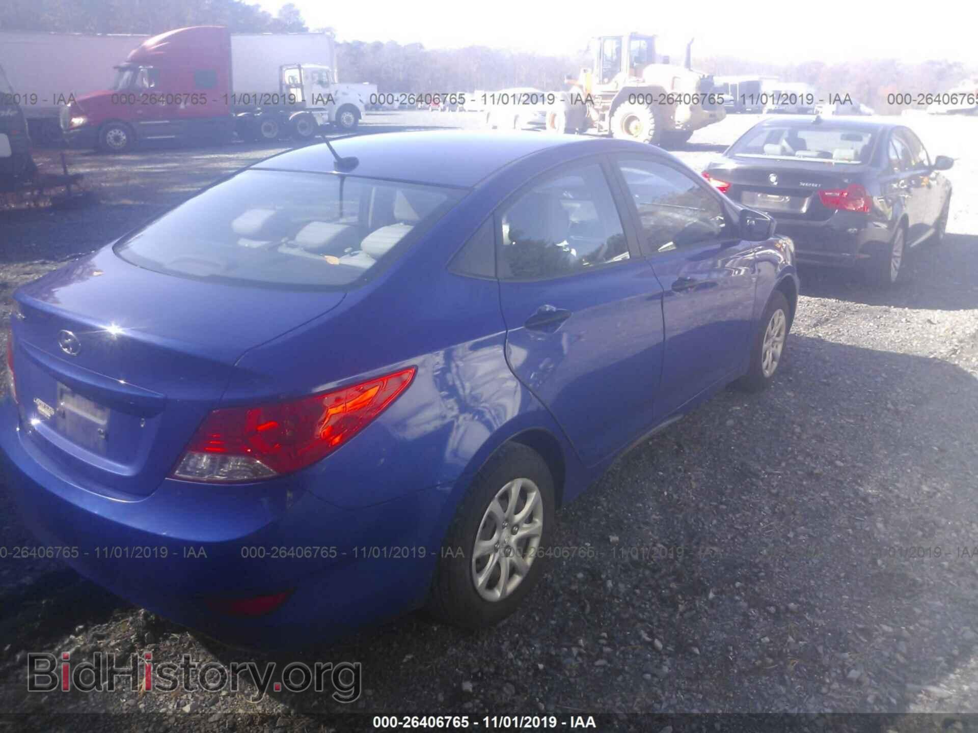 2012 HYUNDAI ACCENT - VIN: KMHCT4AEXCU053562 - Фото 4