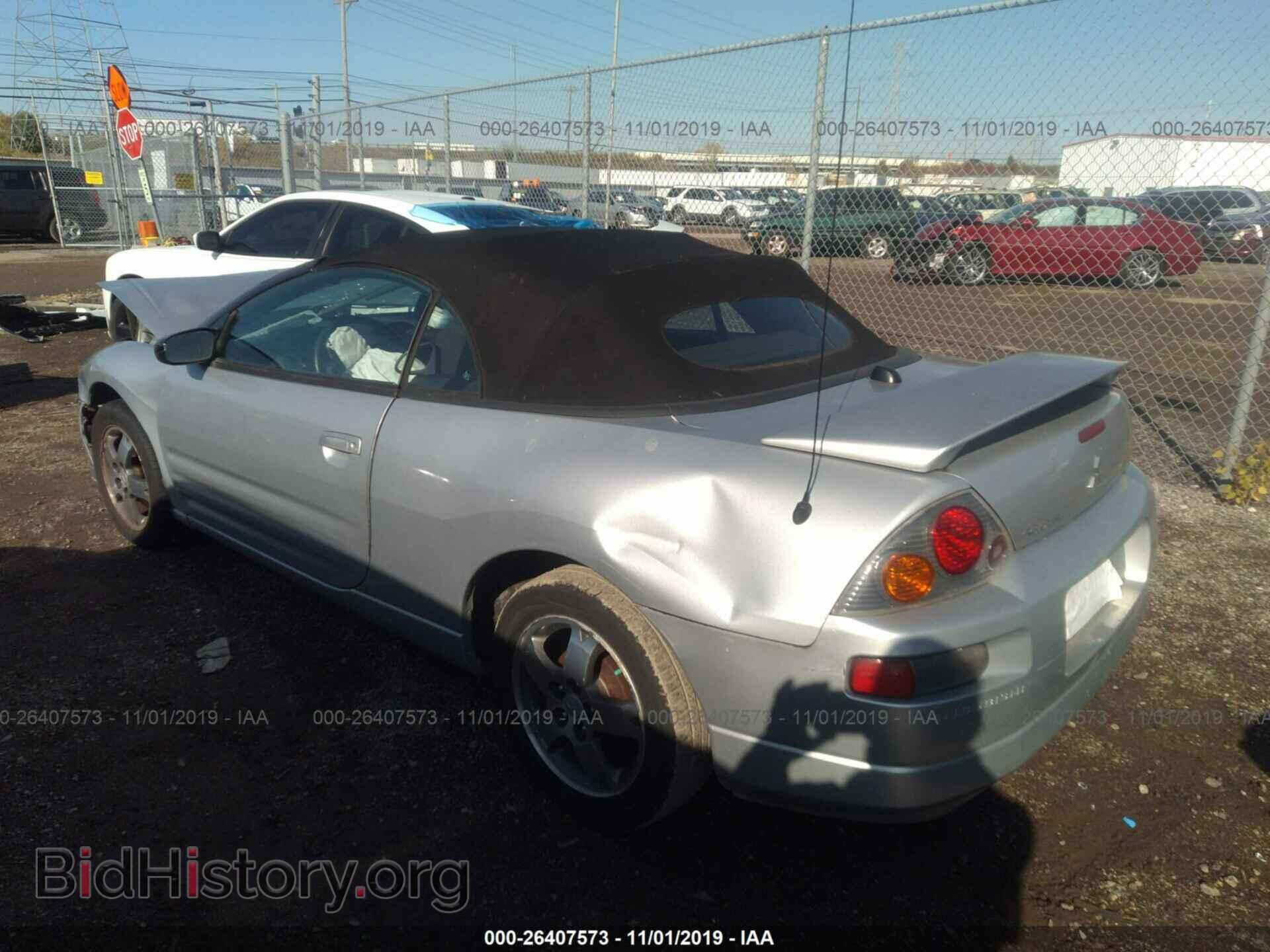 2003 MITSUBISHI ECLIPSE - VIN: 4A3AE45G53E170586 - Photo 3