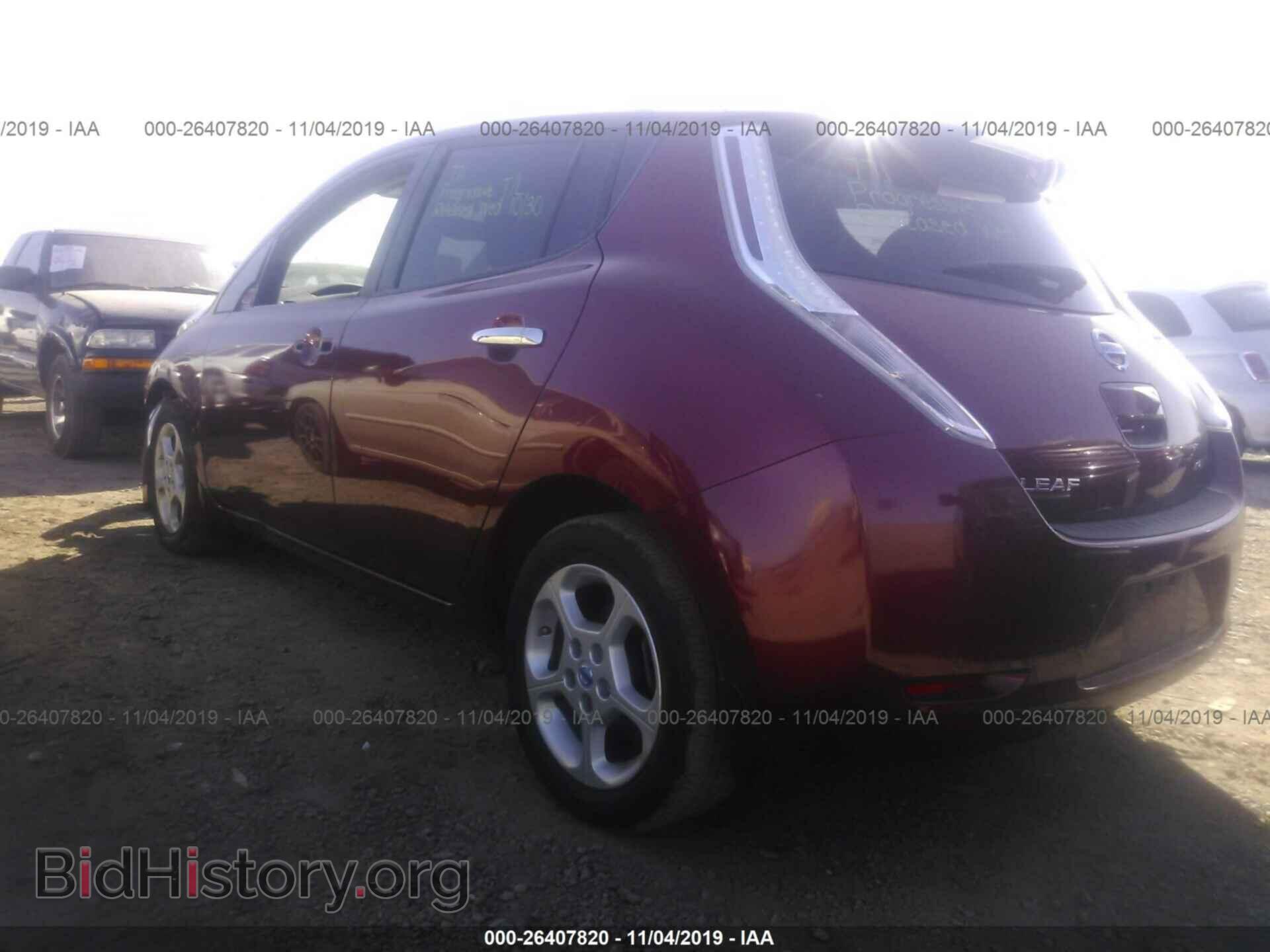 2013 NISSAN LEAF - VIN: 1N4AZ0CP2DC408965 - Фото 3