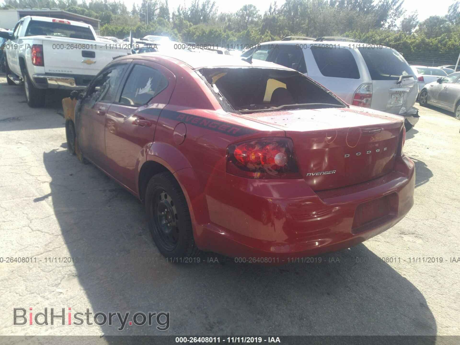 2013 DODGE AVENGER - VIN: 1C3CDZCB1DN661424 - Photo 3