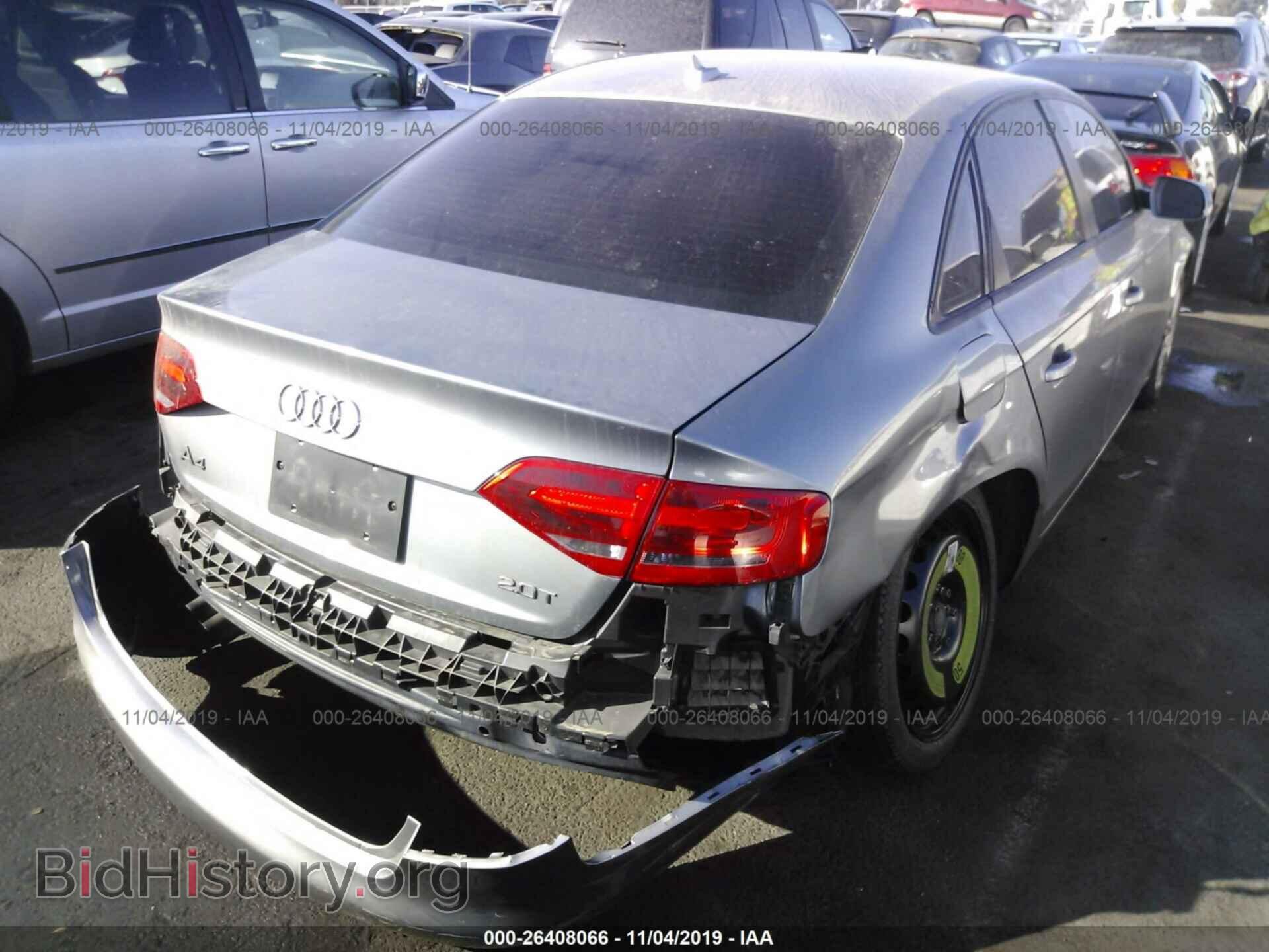 2010 AUDI A4 - VIN: WAUAFAFL2AN011383 - Фото 4