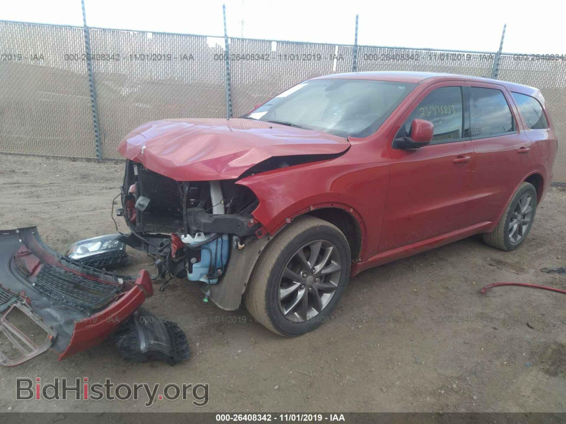 2014 DODGE DURANGO - VIN: 1C4RDJAG3EC598104 - Фото 2