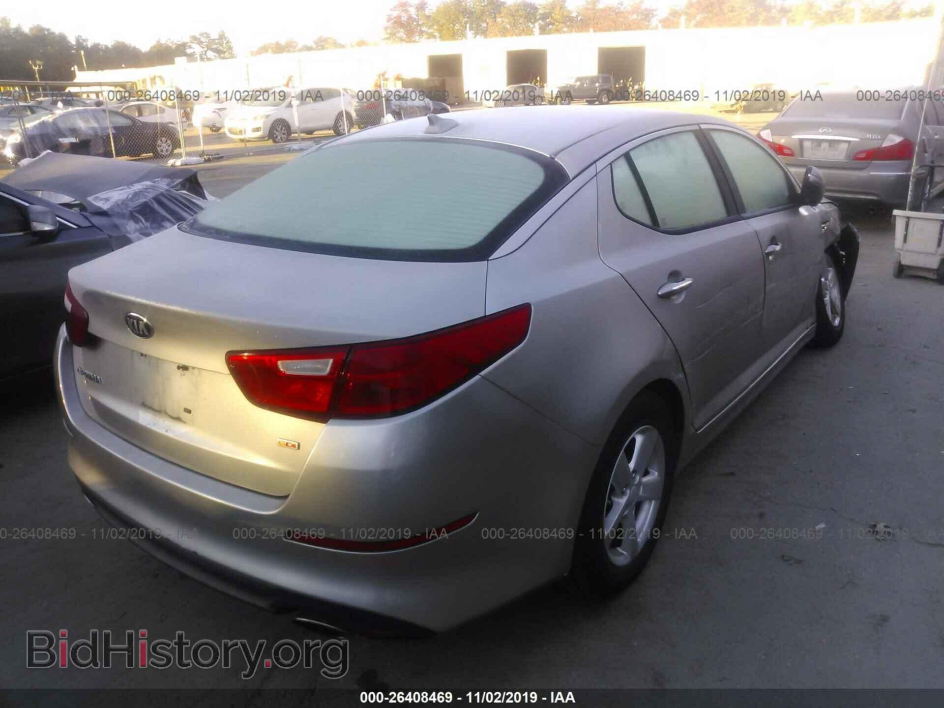 2015 KIA OPTIMA - VIN: KNAGM4A73F5584537 - Фото 4