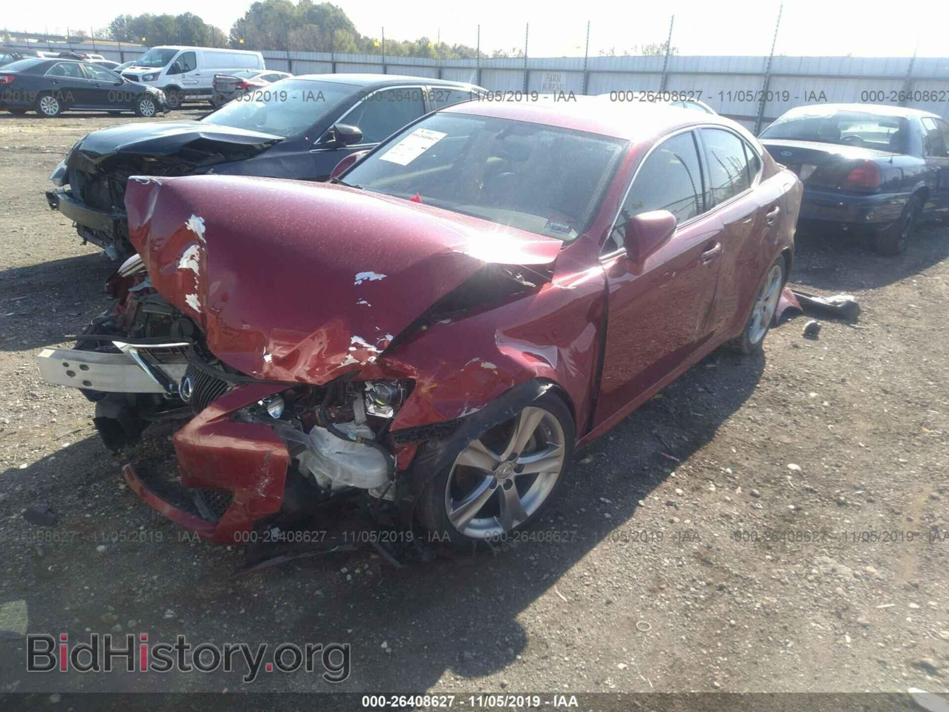 2012 LEXUS IS - VIN: JTHBF5C21C5169158 - Фото 2