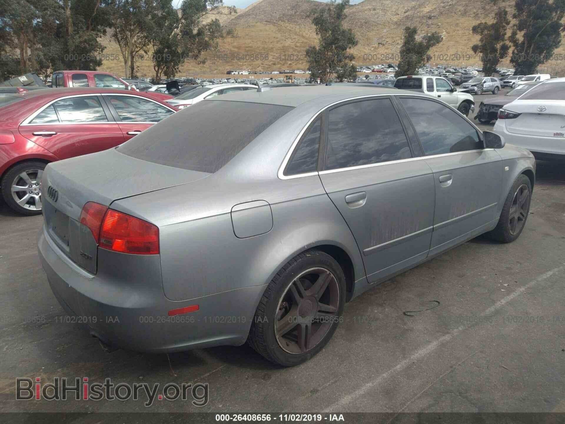 2007 AUDI A4 - VIN: WAUAF78E97A012161 - Фото 4