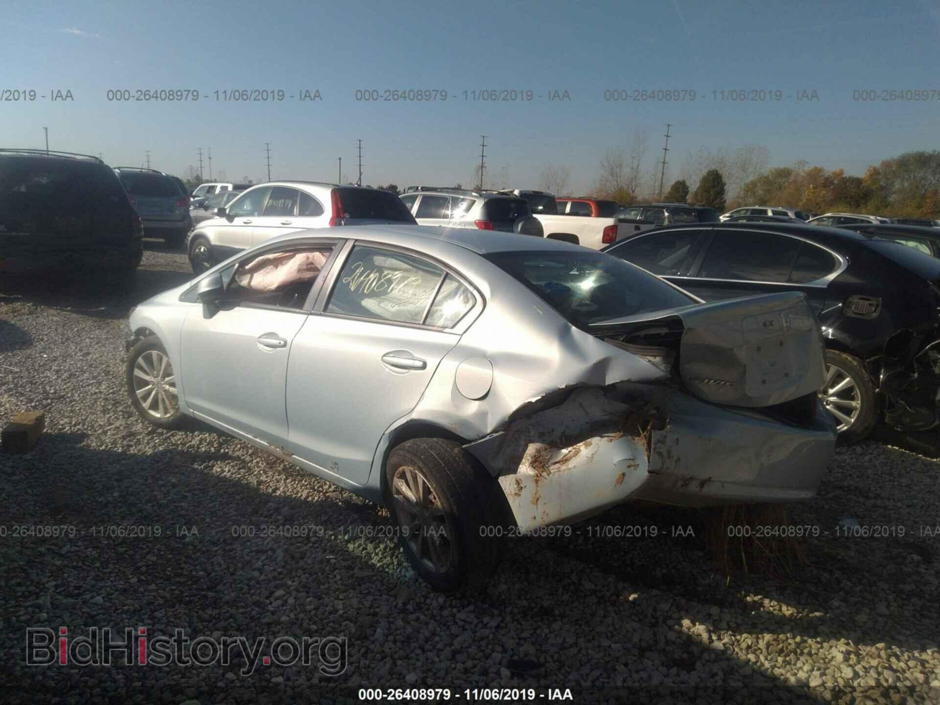 2012 HONDA CIVIC - VIN: 19XFB2F83CE087143 - Фото 3