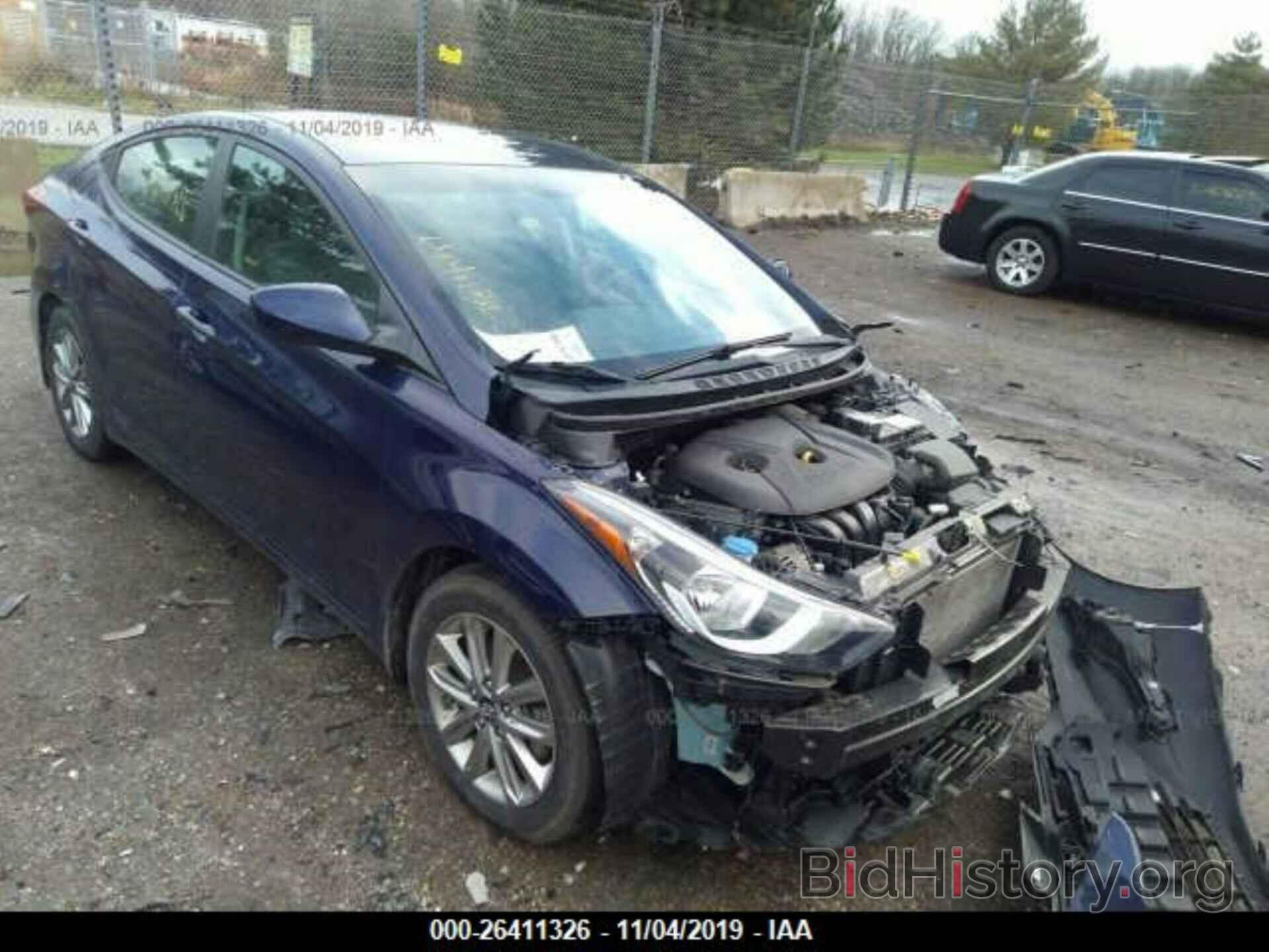 Photo 5NPDH4AEXEH527615 - HYUNDAI ELANTRA 2014