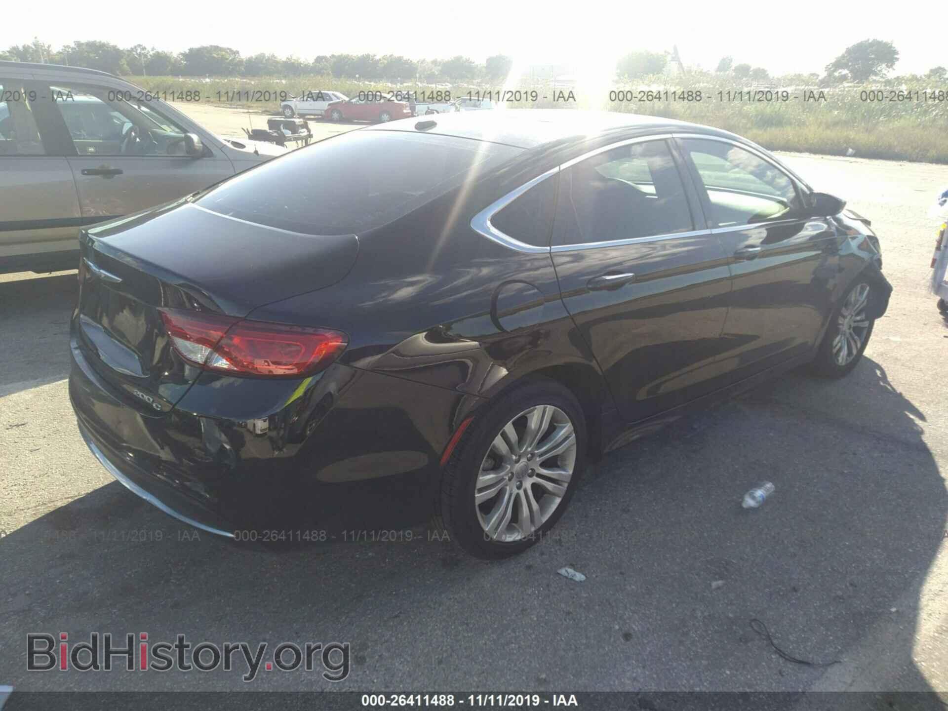 2015 CHRYSLER 200 - VIN: 1C3CCCCB4FN698356 - Фото 4