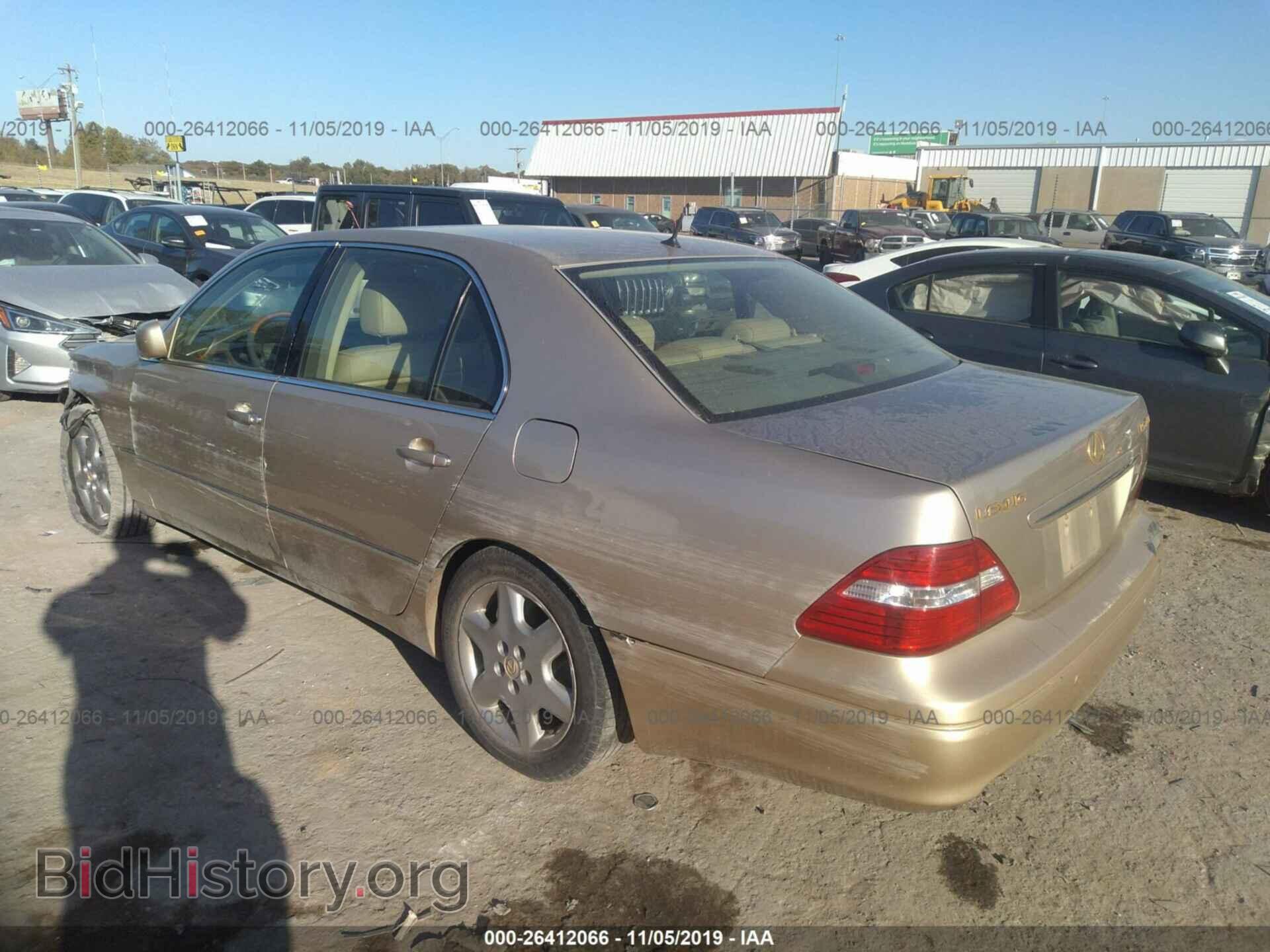 2004 LEXUS LS - VIN: JTHBN36F440155064 - Фото 3