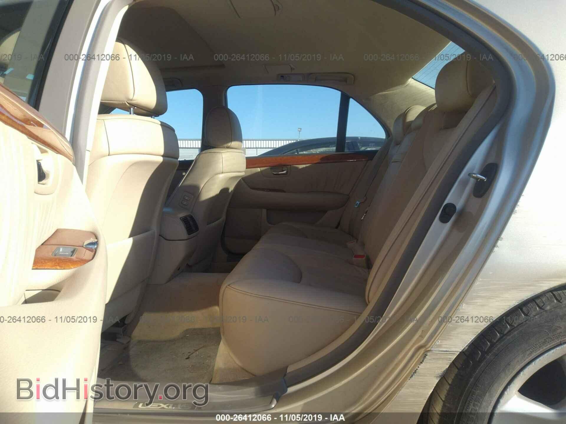 2004 LEXUS LS - VIN: JTHBN36F440155064 - Фото 8