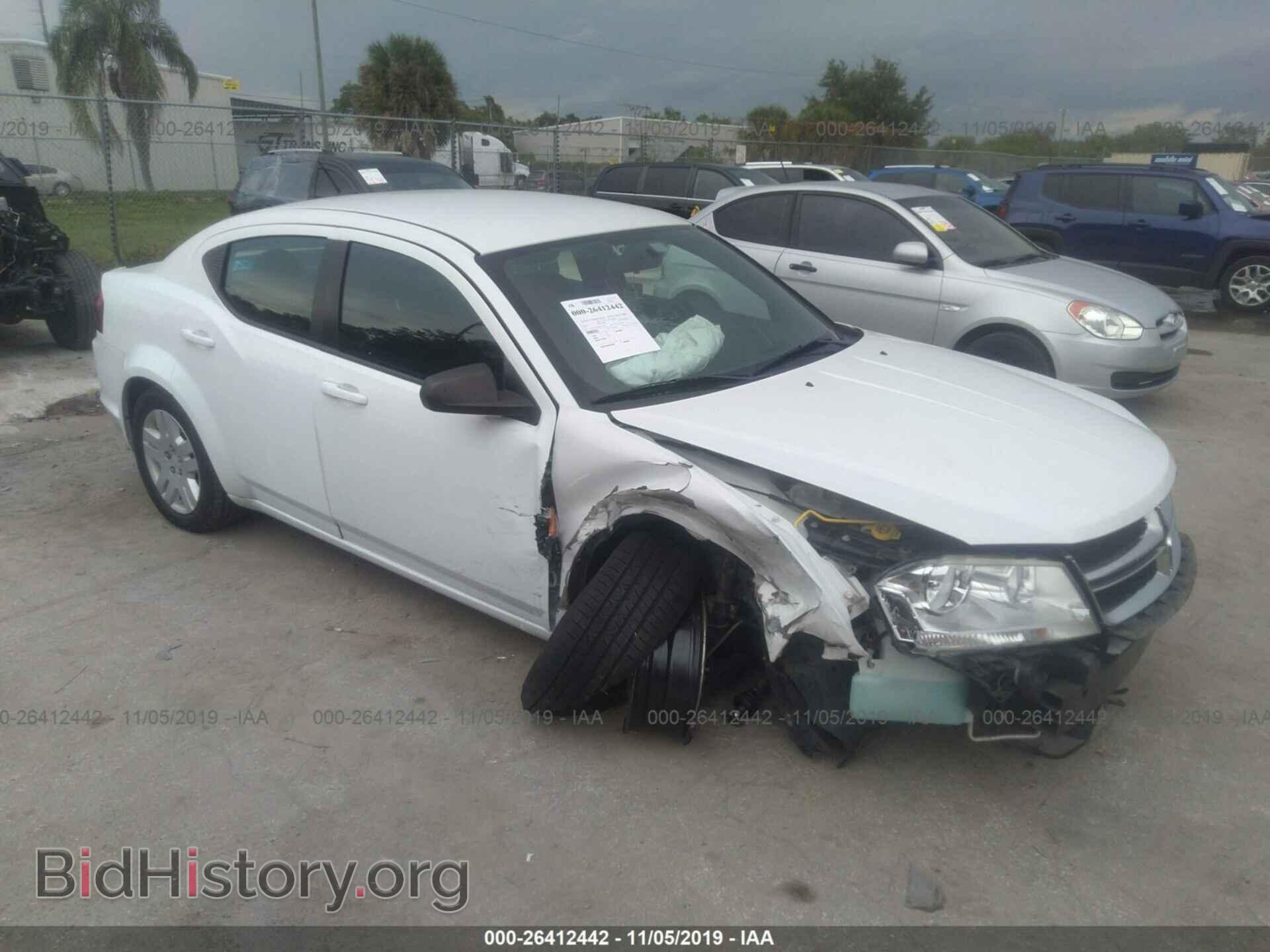 Photo 1C3CDZAB0DN637795 - DODGE AVENGER 2013