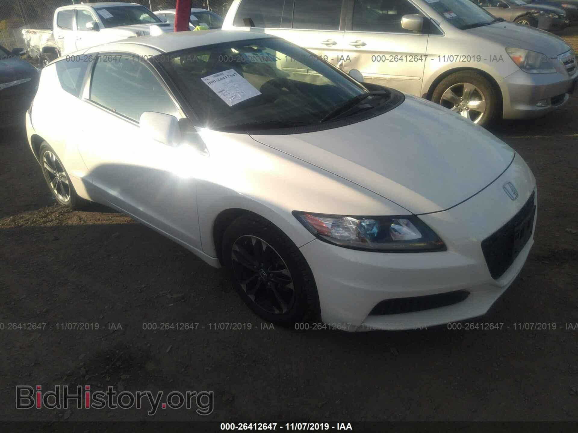 Photo JHMZF1C44ES002550 - HONDA CR-Z 2014