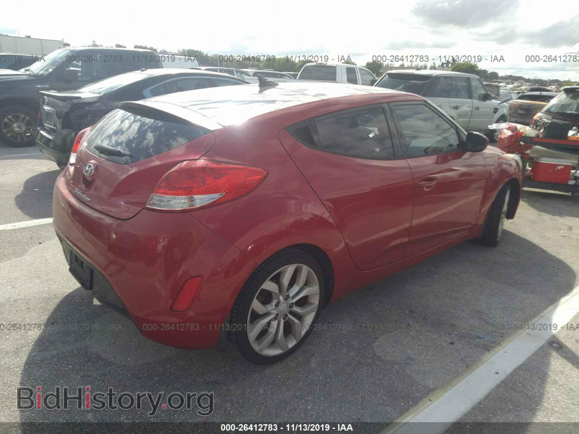 2013 HYUNDAI VELOSTER - VIN: KMHTC6AD1DU146295 - Фото 4