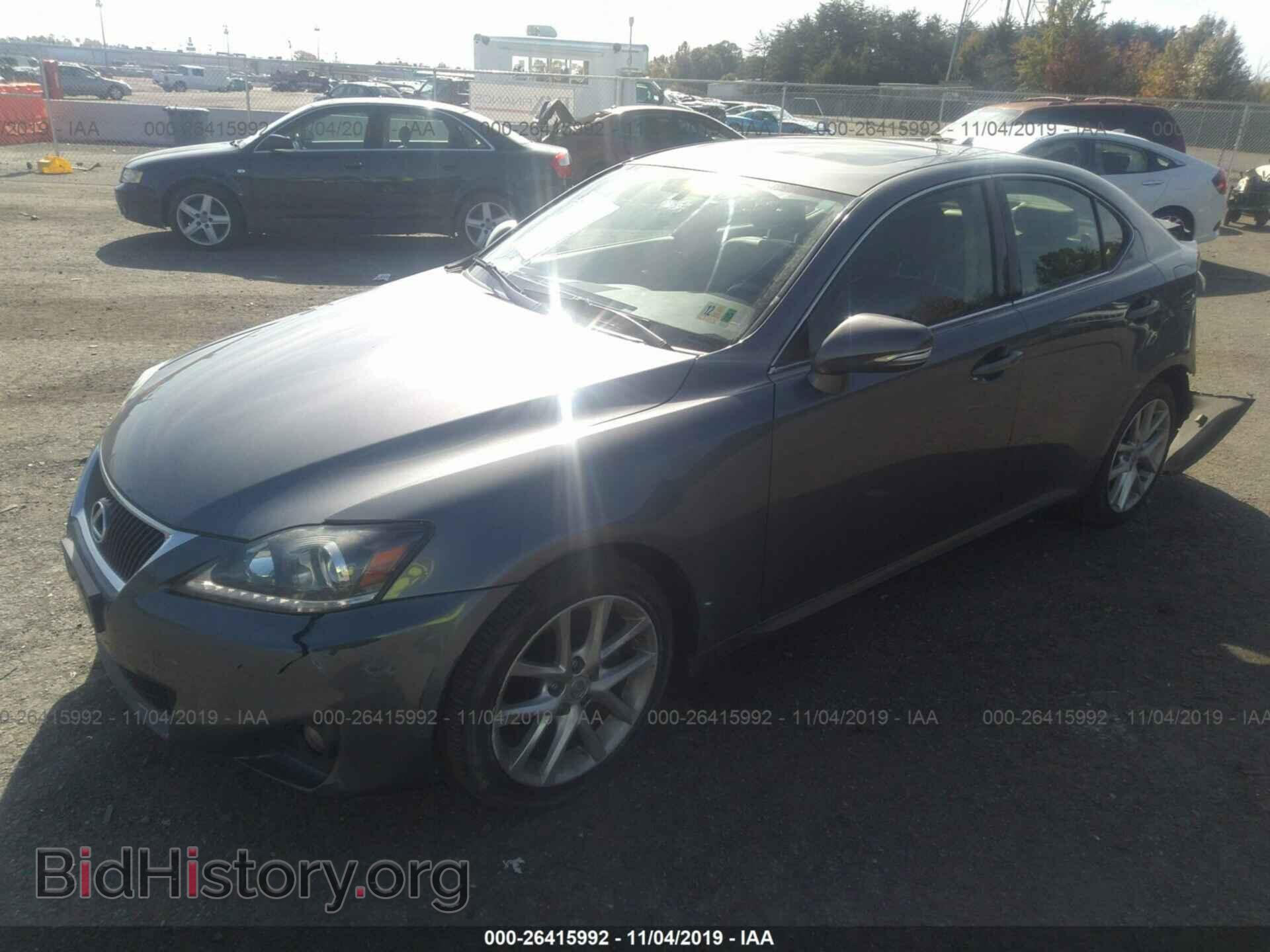 2012 LEXUS IS - VIN: JTHCF5C2XC5058774 - Фото 2