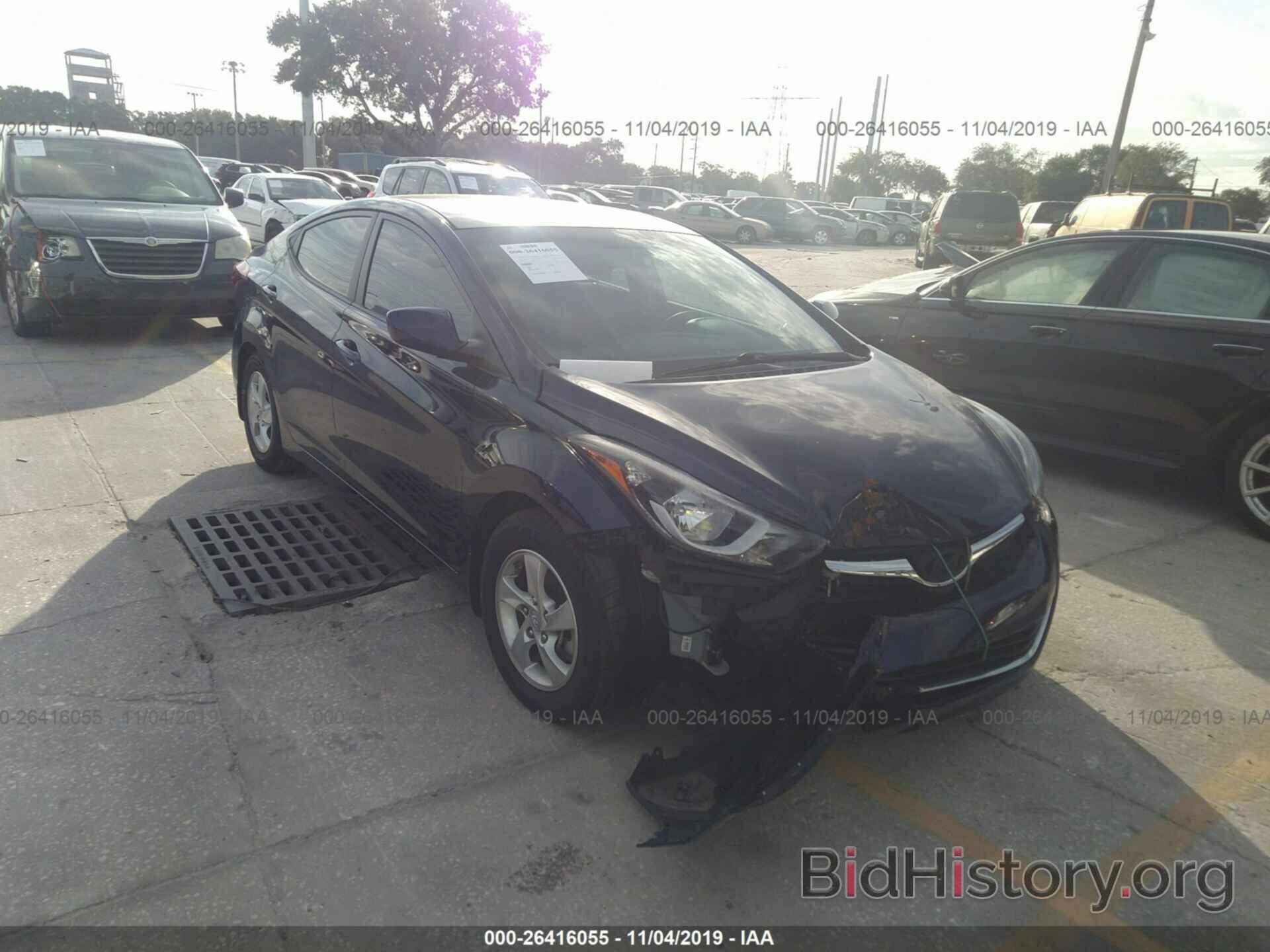 Photo 5NPDH4AEXEH535357 - HYUNDAI ELANTRA 2014