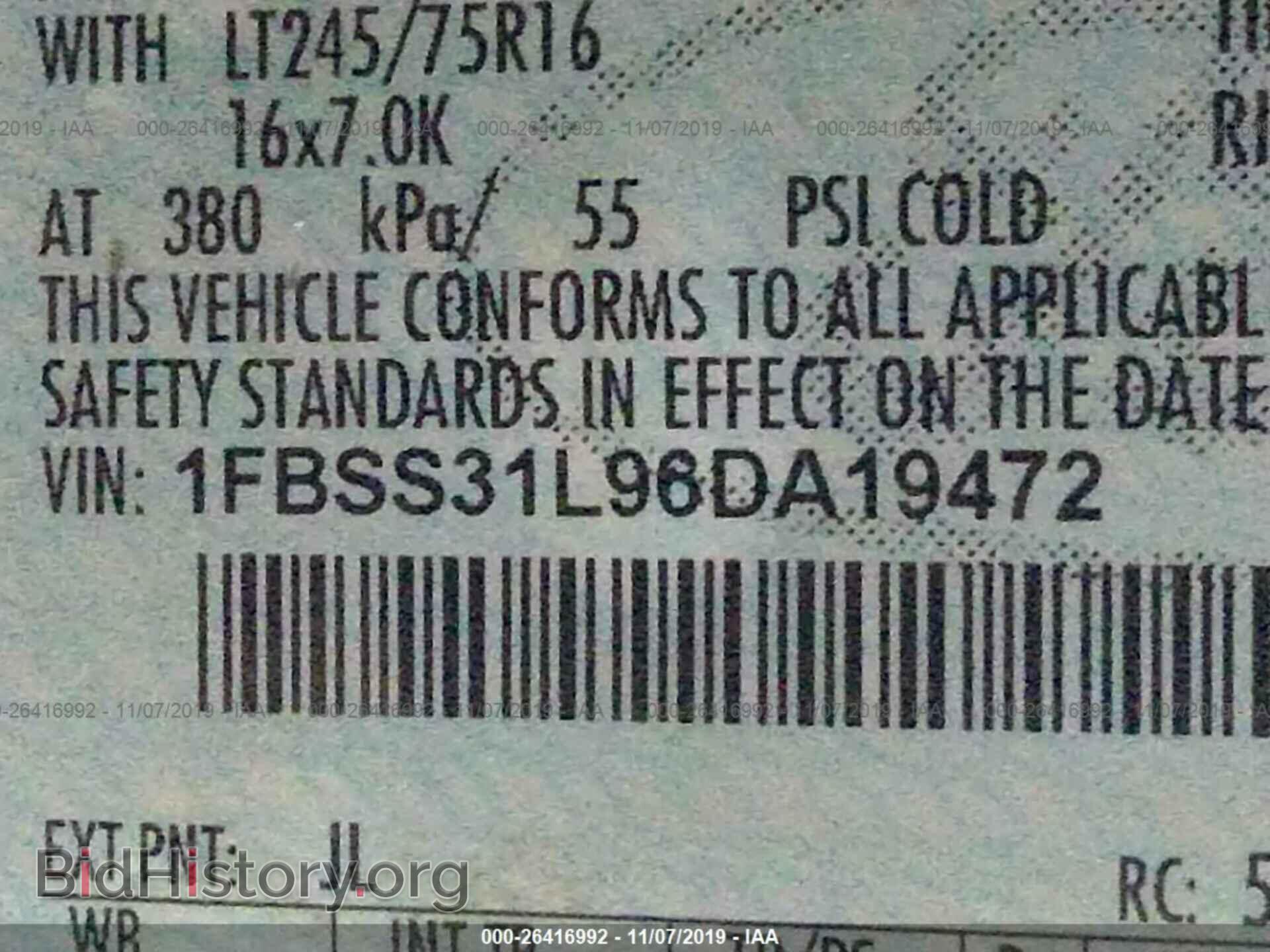 2006 FORD ECONOLINE - VIN: 1FBSS31L96DA19472 - Фото 9