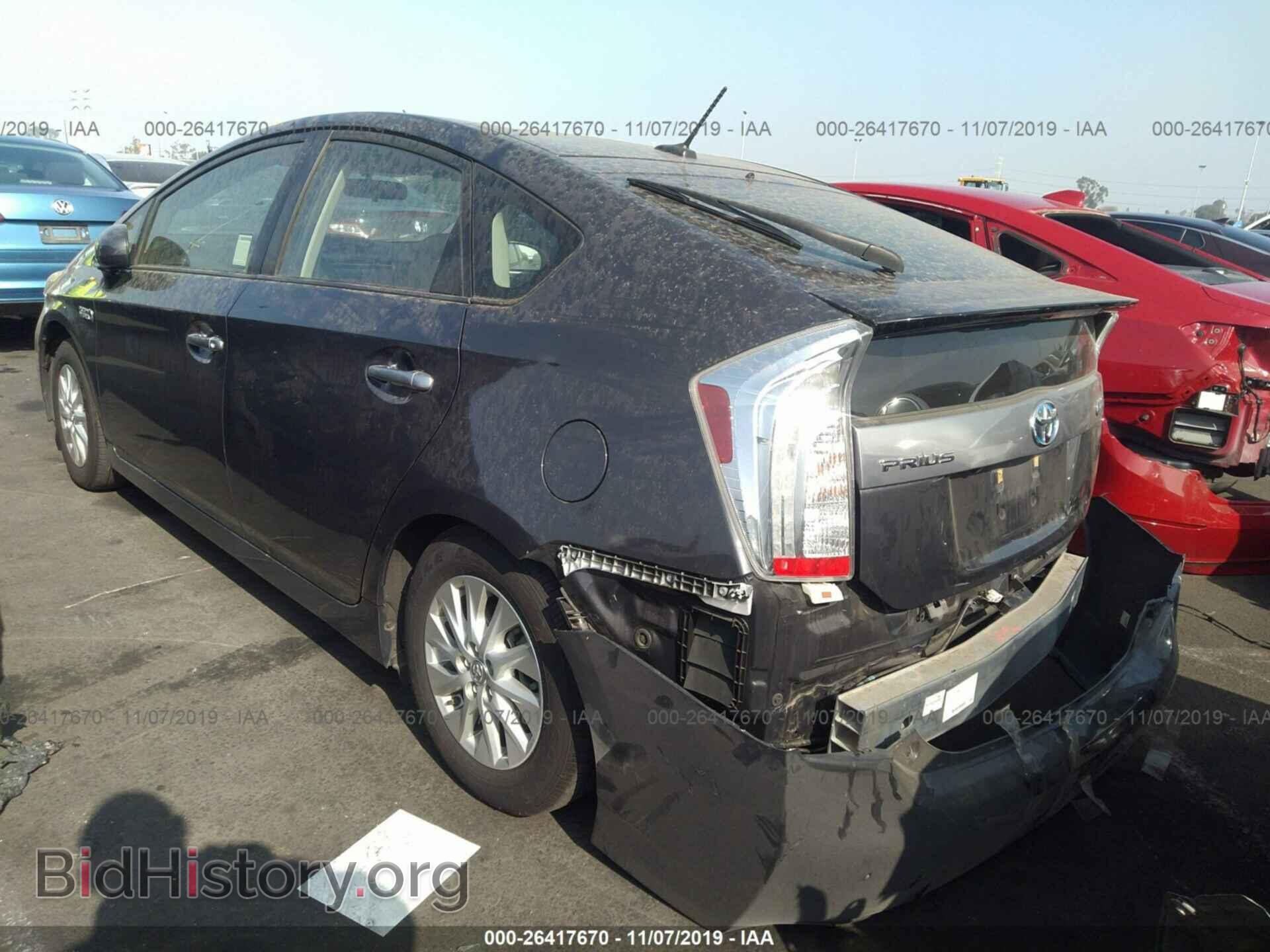 2013 TOYOTA PRIUS PLUG-IN - VIN: JTDKN3DP5D3043174 - Фото 3