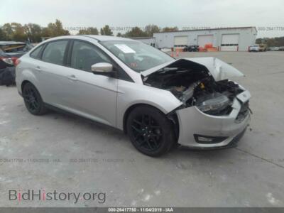 2016 Ford FOCUS SE, серый — VIN 1FADP3F27GL218071, IAAI