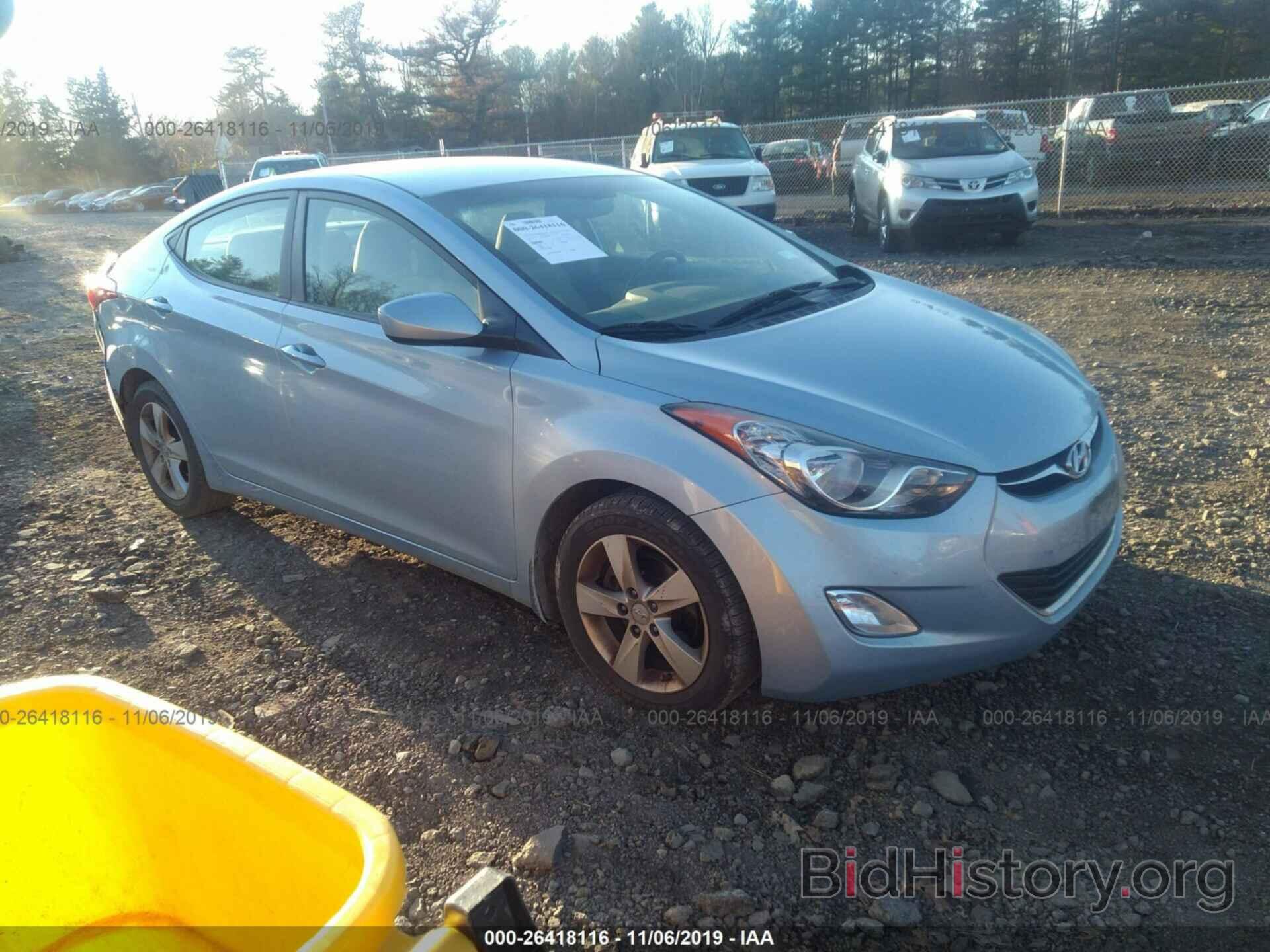 Photo KMHDH4AE7CU385173 - HYUNDAI ELANTRA 2012