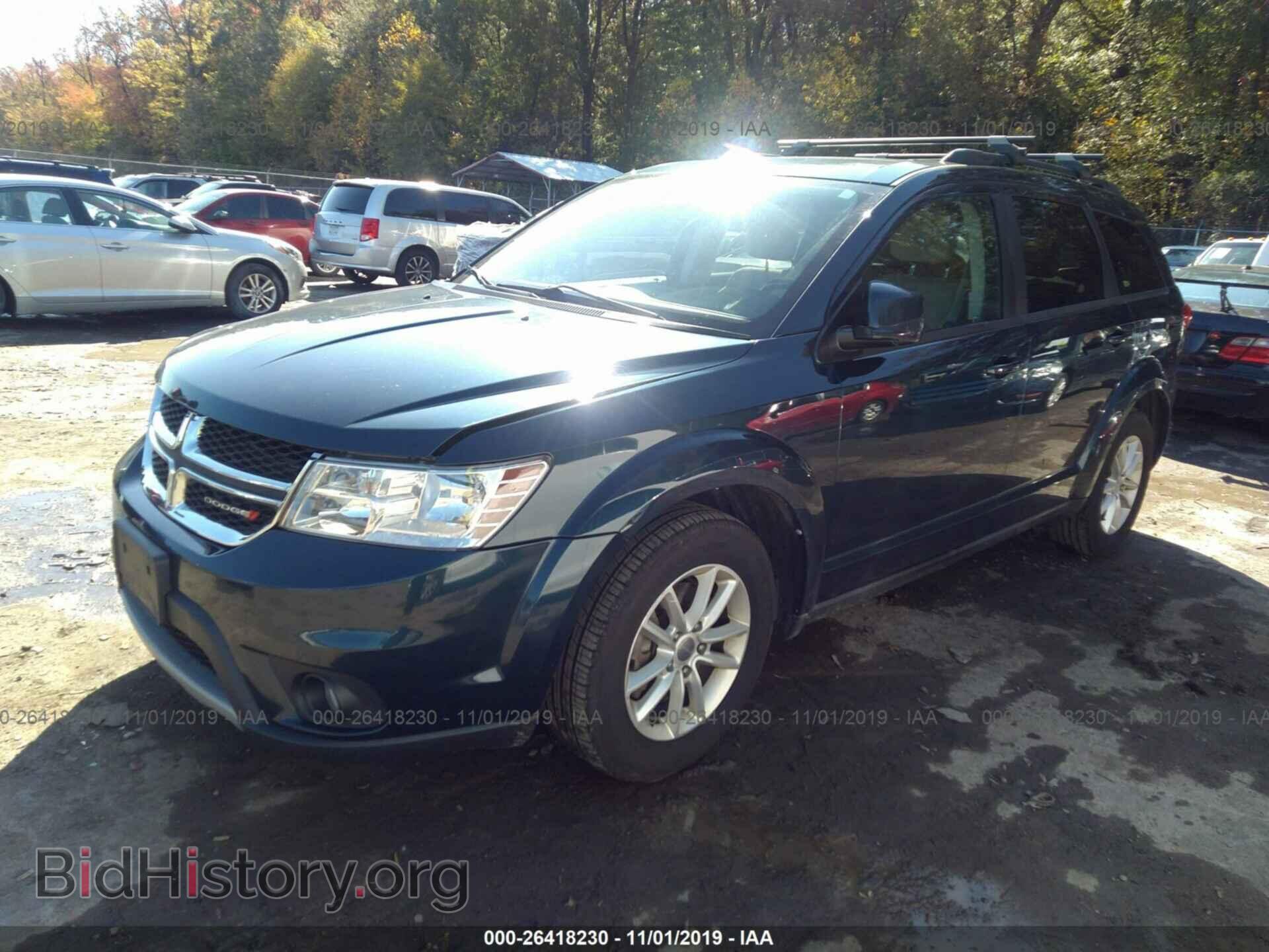 2014 DODGE JOURNEY - VIN: 3C4PDCBB8ET119170 - Фото 2