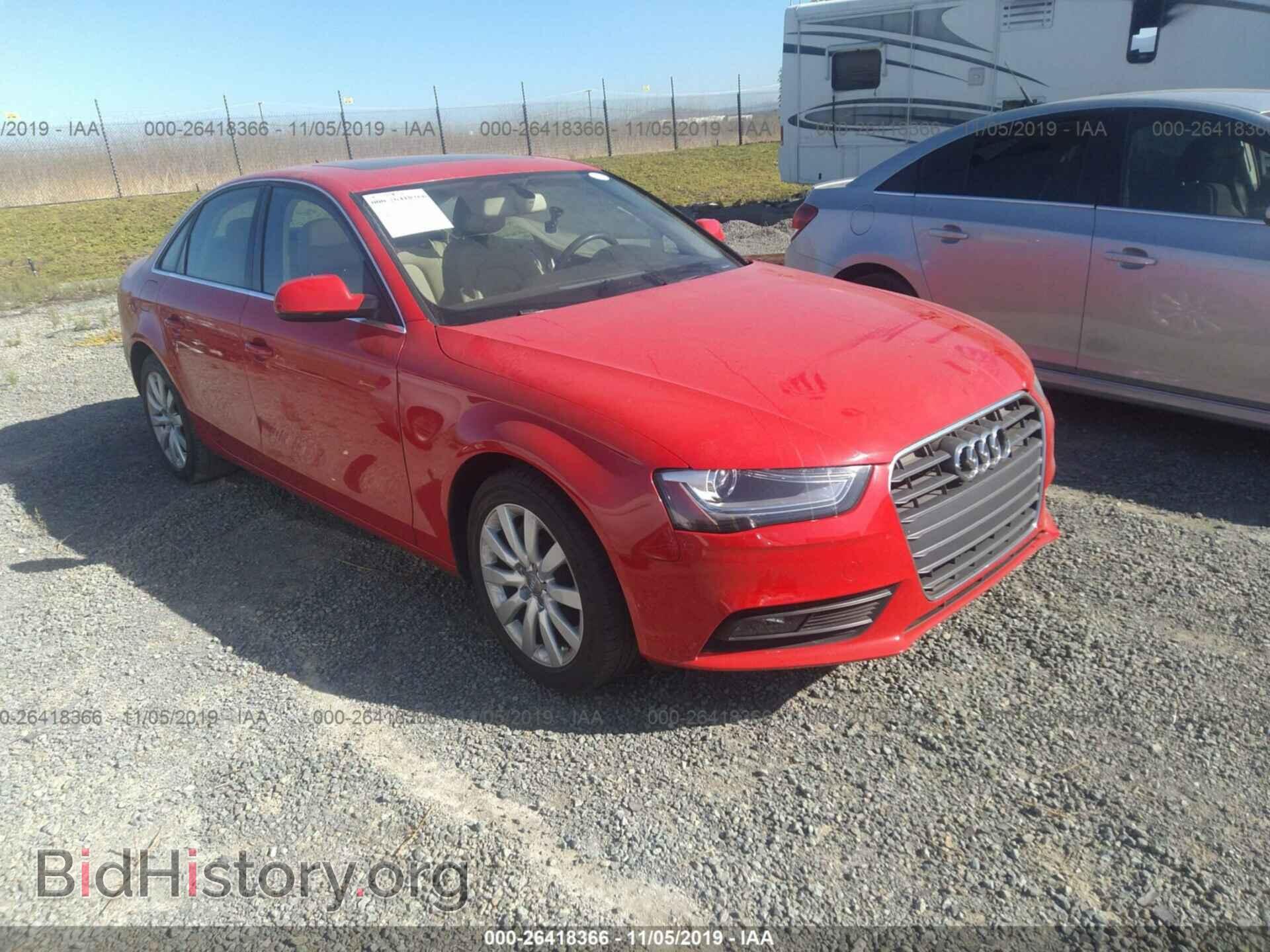 Фотография WAUAFAFL4DN019974 - AUDI A4 2013