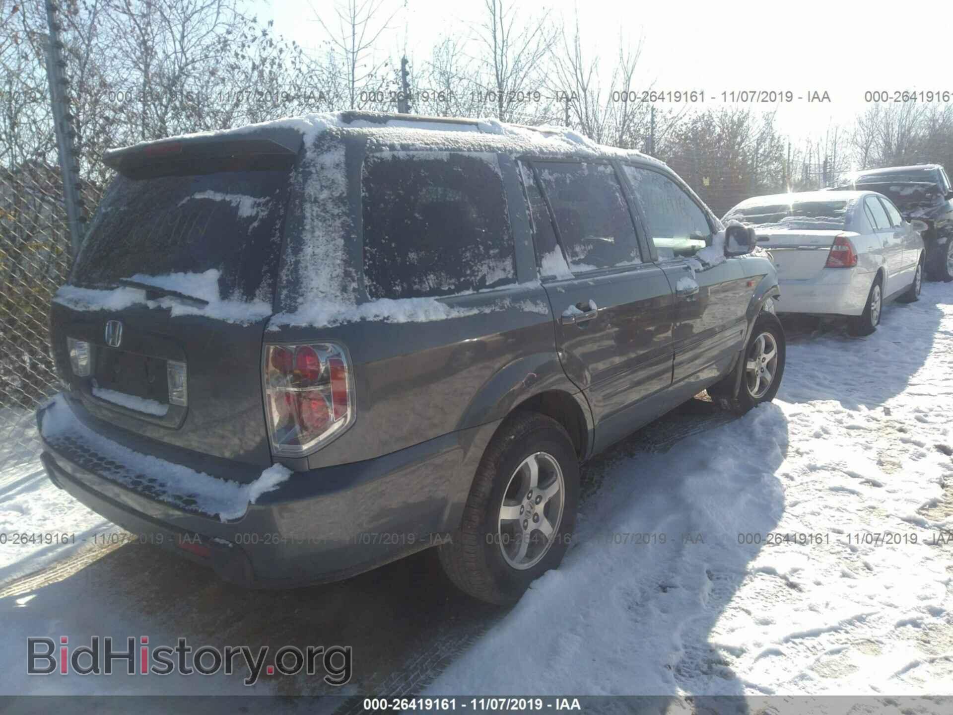 2007 HONDA PILOT - VIN: 5FNYF28517B029855 - Фото 4
