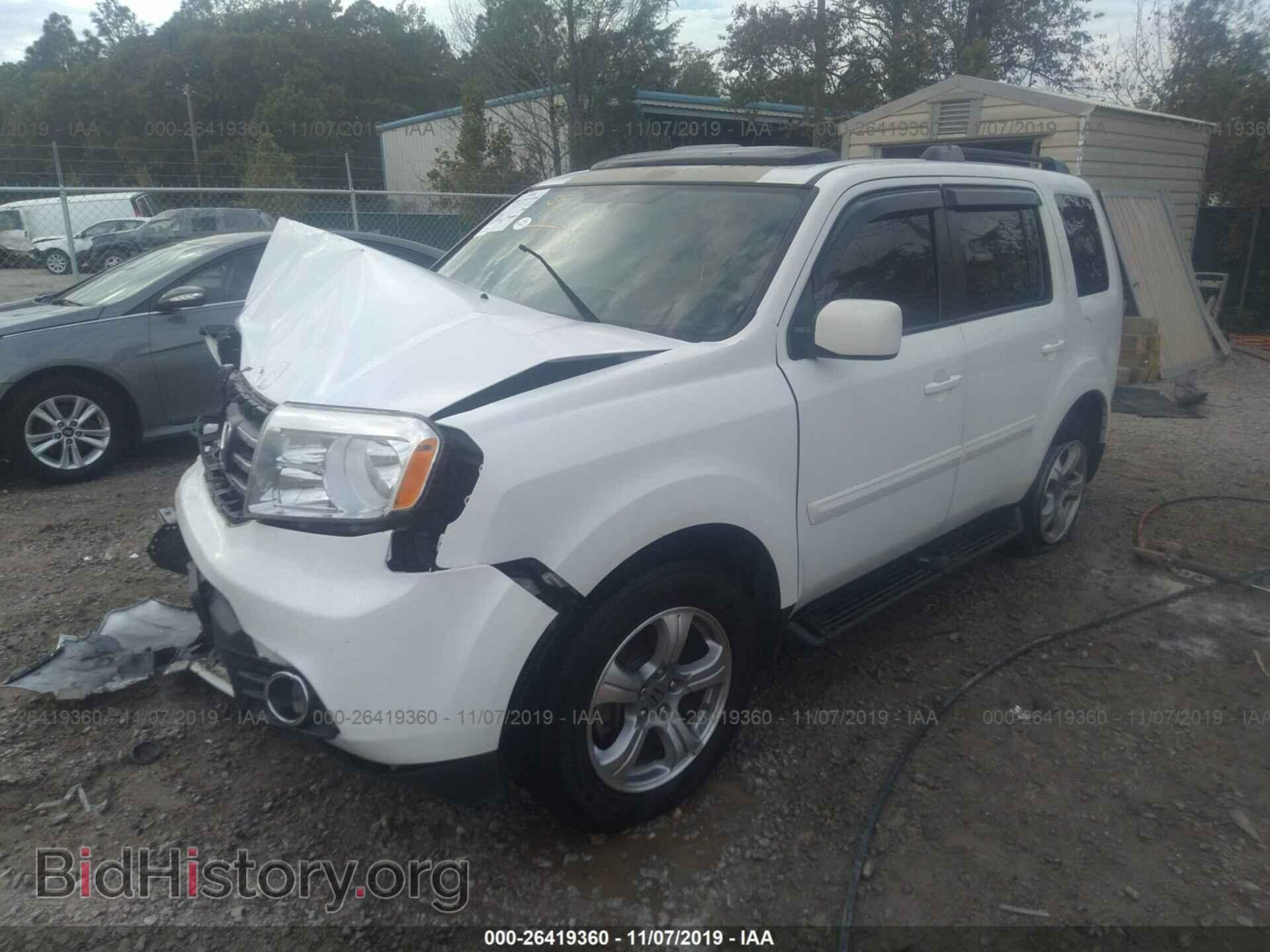 2013 HONDA PILOT - VIN: 5FNYF3H58DB010320 - Фото 2