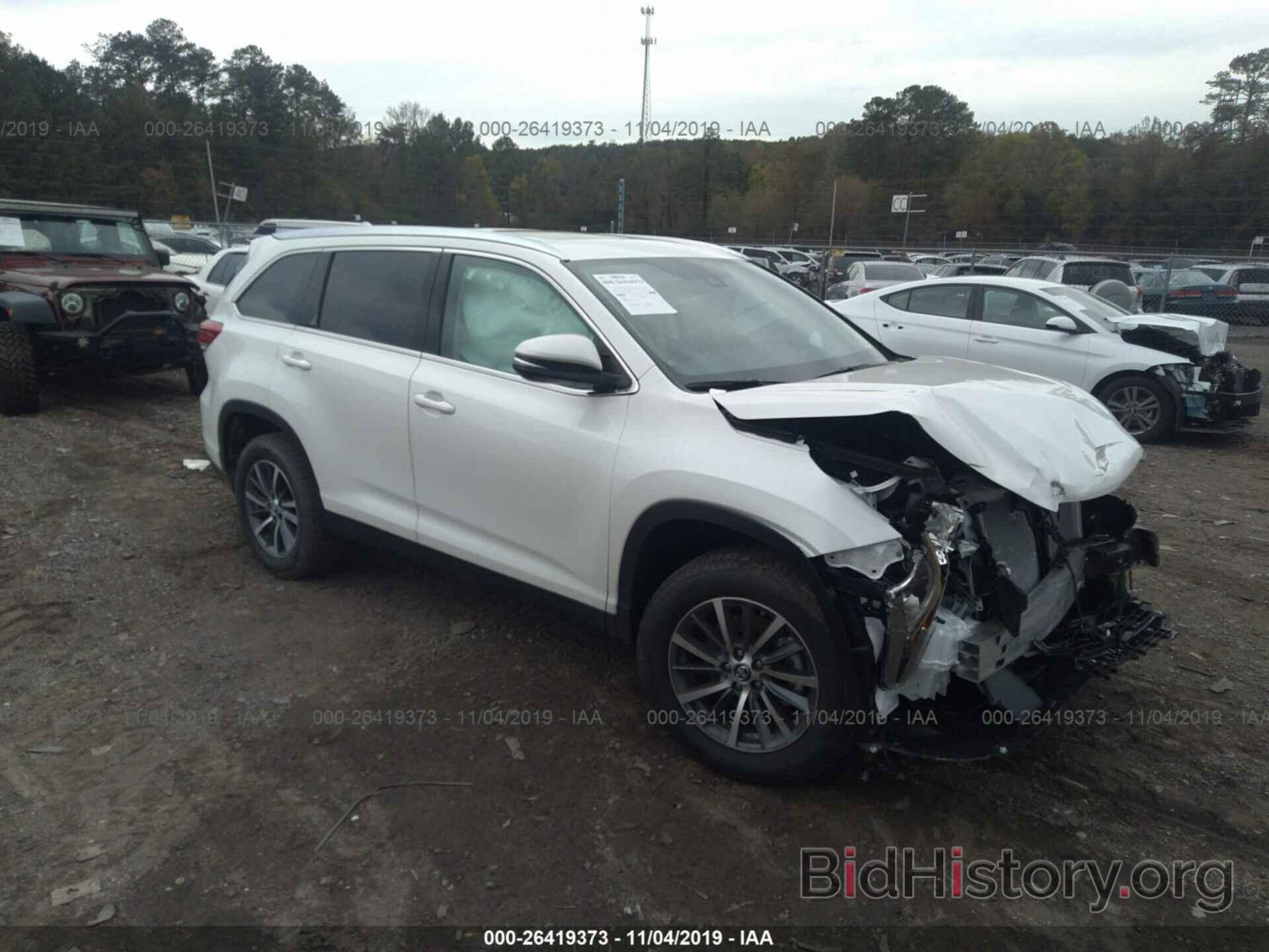 Фотография 5TDKZRFH1KS354271 - TOYOTA HIGHLANDER 2019