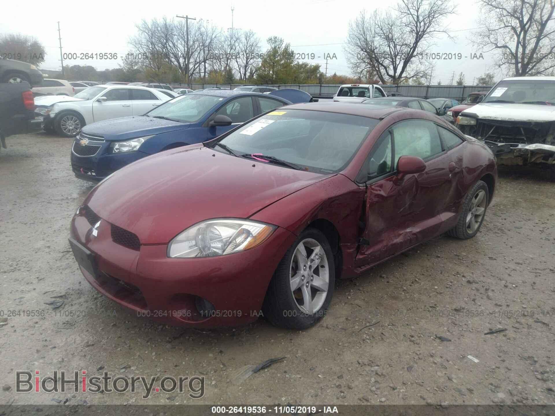 2007 MITSUBISHI ECLIPSE - VIN: 4A3AK24F77E007157 - Фото 2