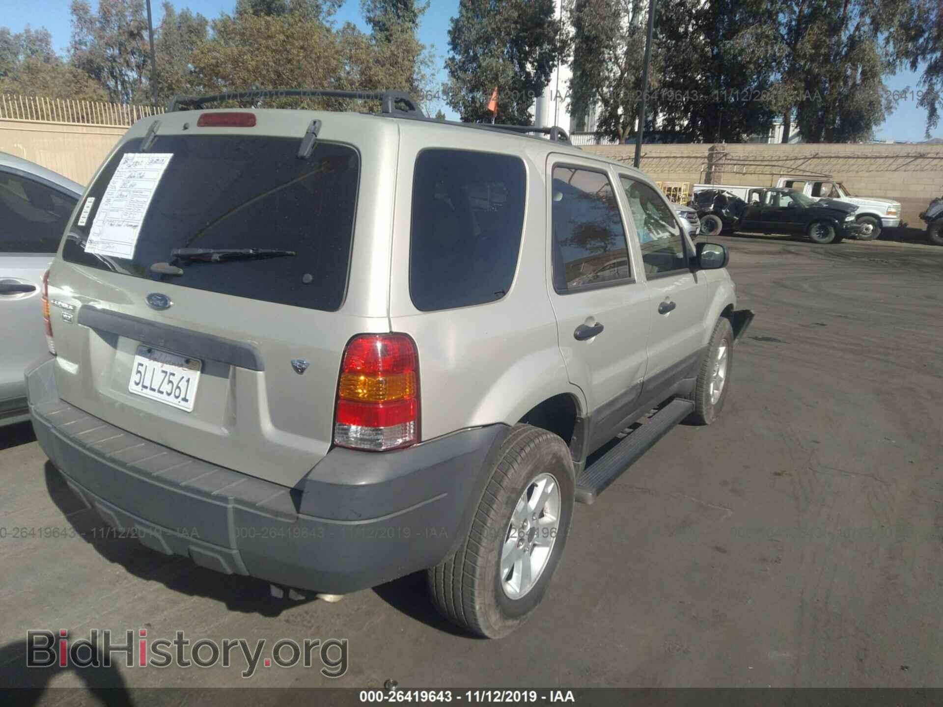 2005 FORD ESCAPE - VIN: 1FMCU03165KE33481 - Фото 4