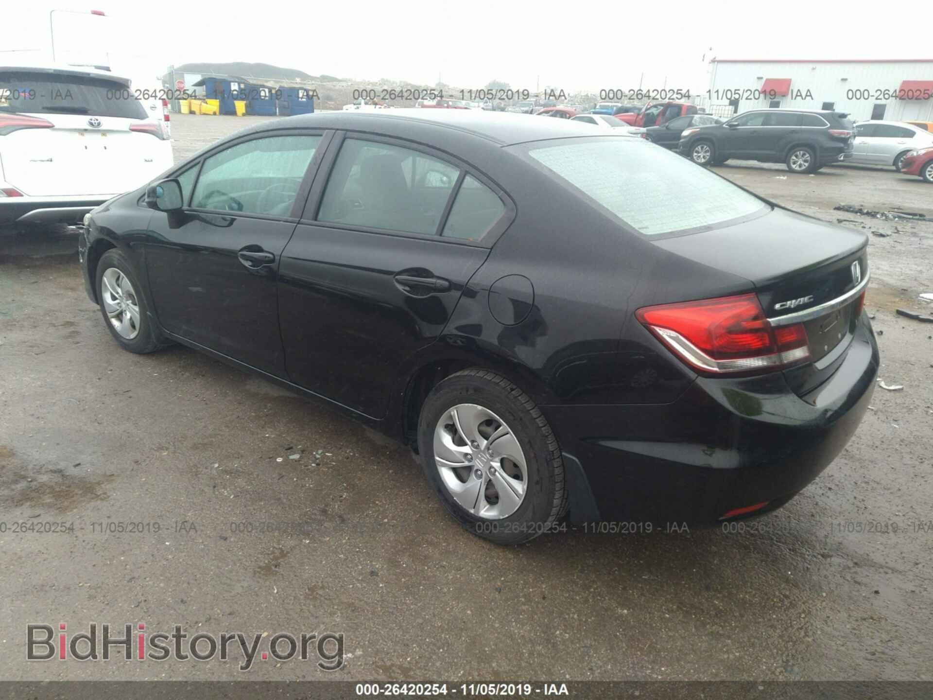 2013 HONDA CIVIC - VIN: 19XFB2F51DE007202 - Фото 3