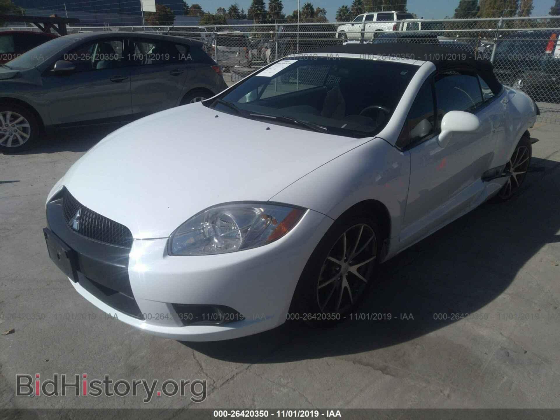 2011 MITSUBISHI ECLIPSE - VIN: 4A37L2EF0BE003207 - Фото 2