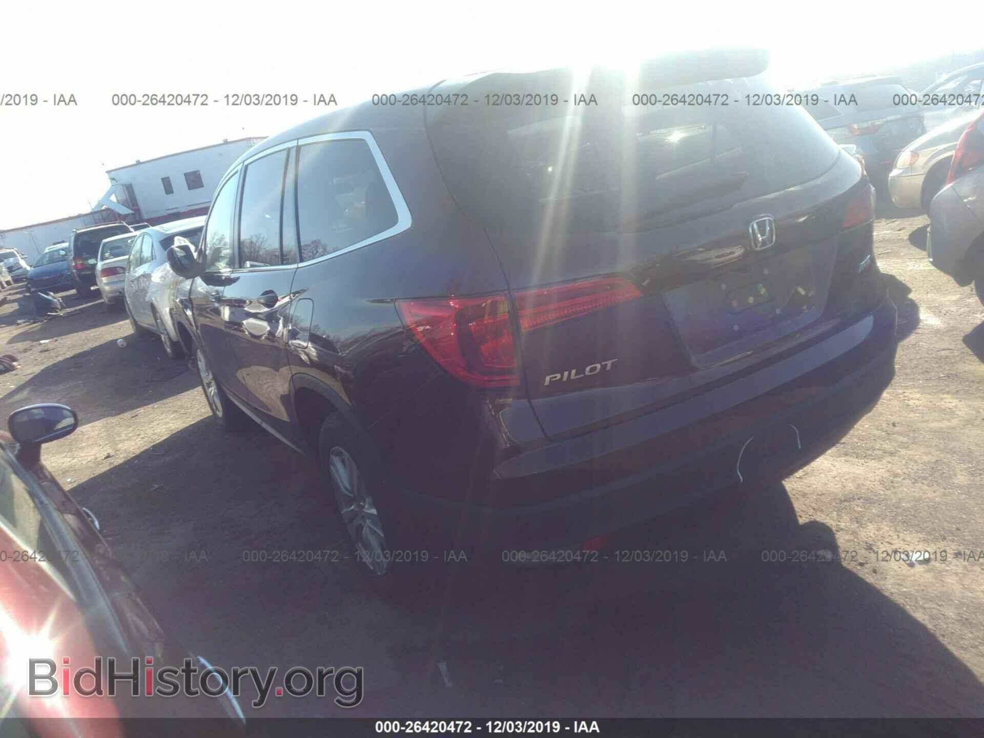 2016 HONDA PILOT - VIN: 5FNYF6H19GB090603 - Фото 3