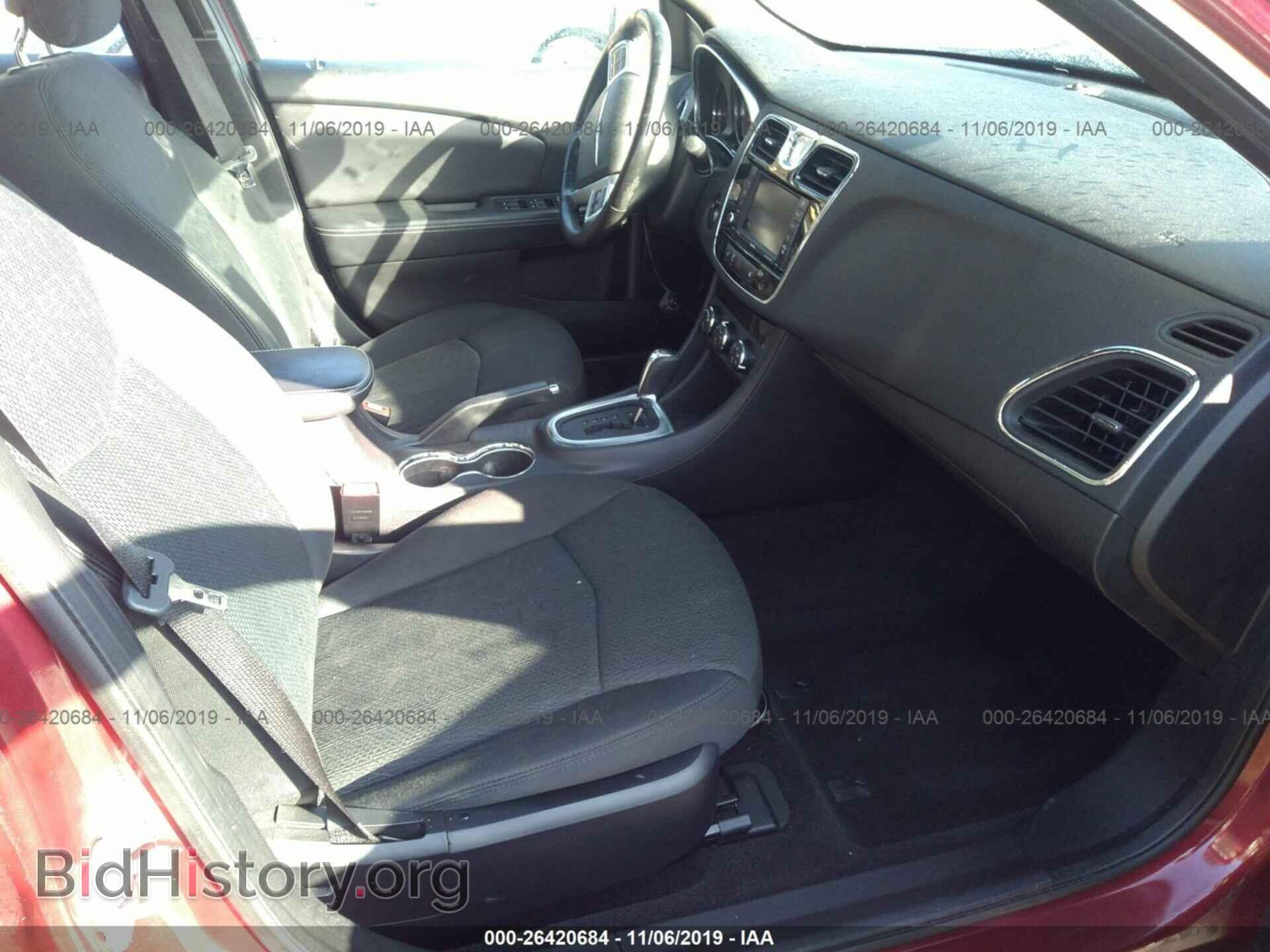 2012 CHRYSLER 200 - VIN: 1C3CCBCB1CN109284 - Фото 5