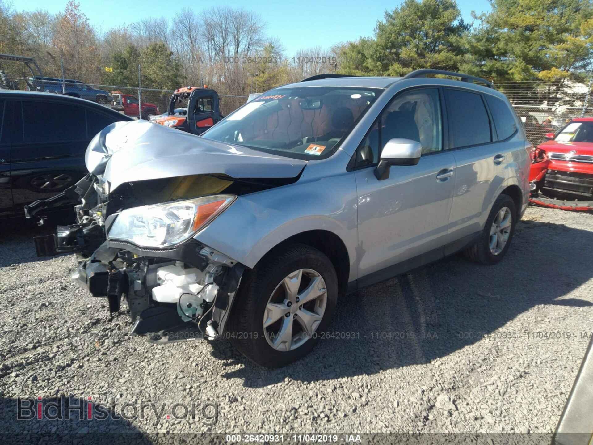 2014 SUBARU FORESTER - VIN: JF2SJAEC5EH462689 - Фото 2