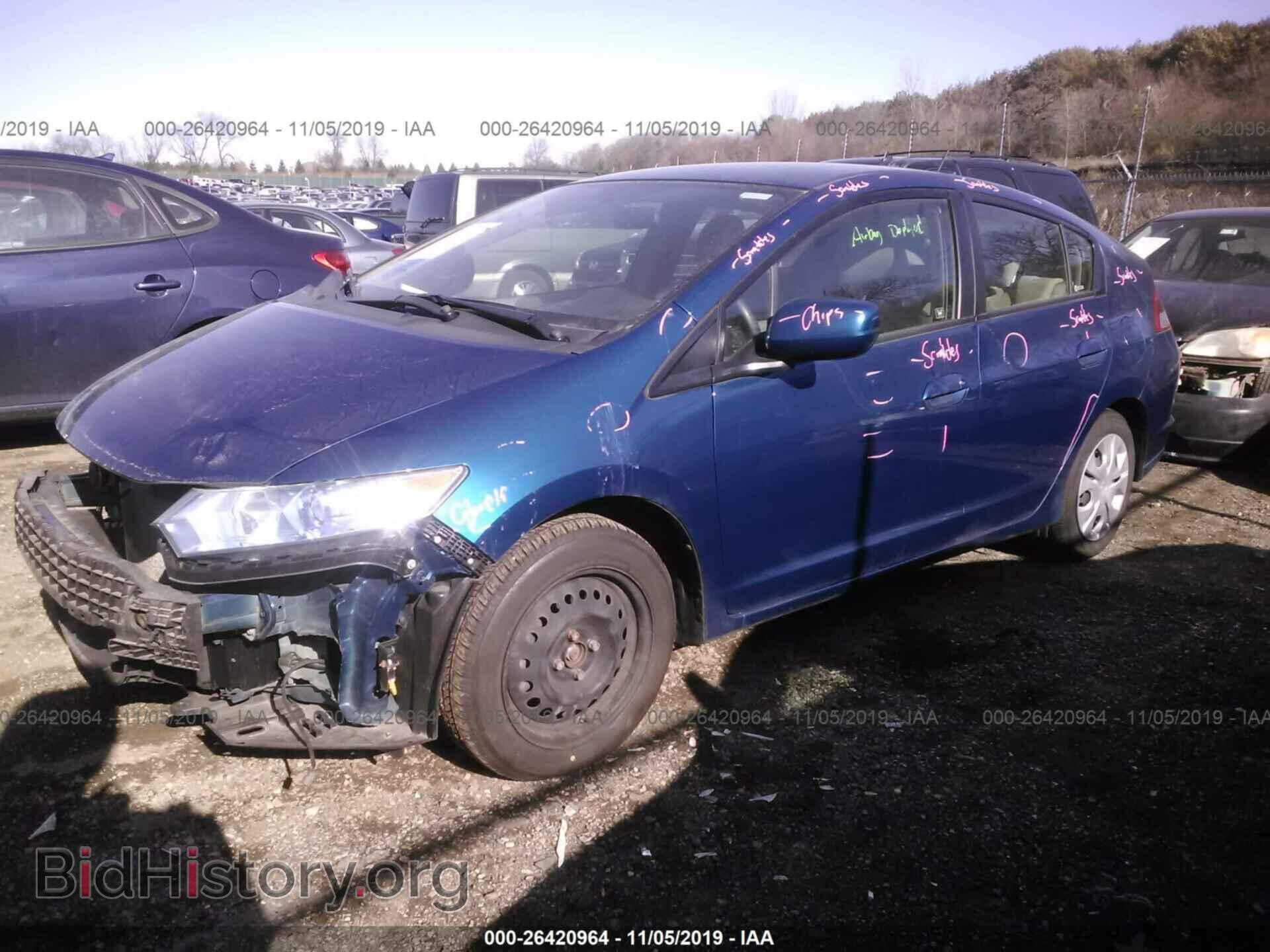 2013 HONDA INSIGHT - VIN: JHMZE2H52DS000871 - Фото 2