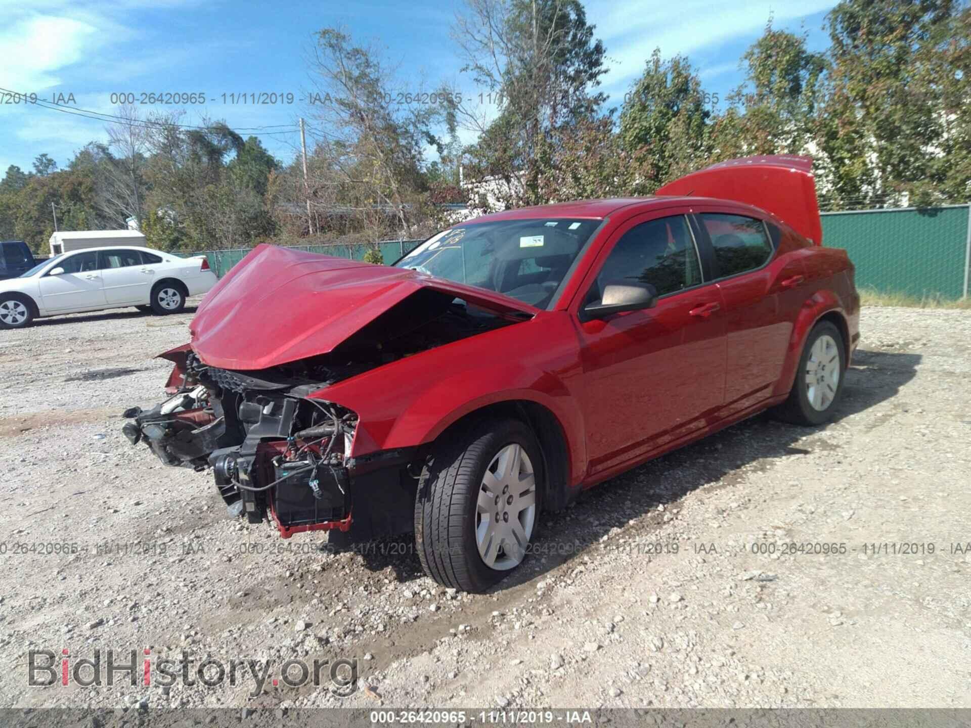 2014 DODGE AVENGER - VIN: 1C3CDZAB7EN223432 - Фото 2