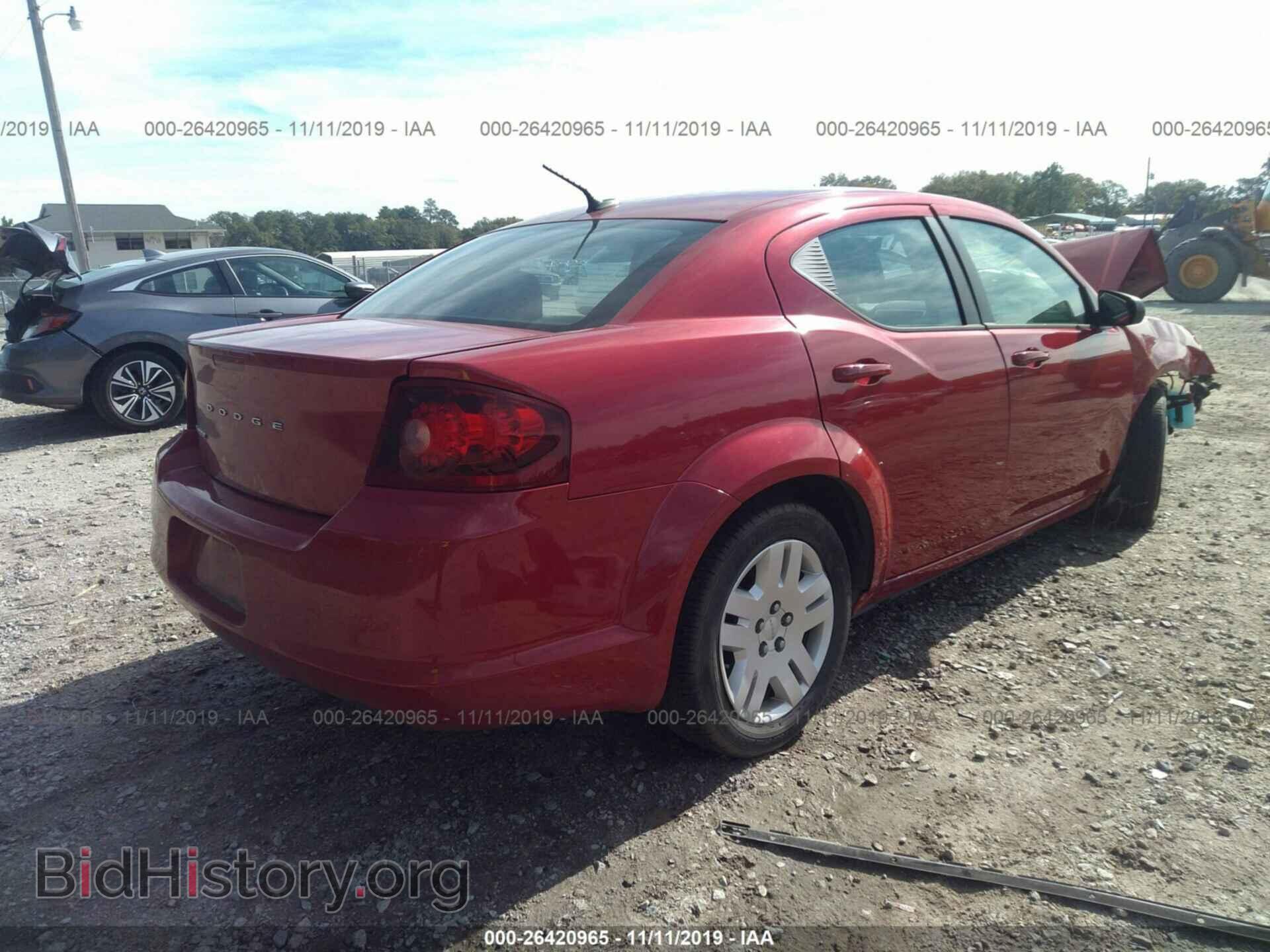 2014 DODGE AVENGER - VIN: 1C3CDZAB7EN223432 - Фото 4