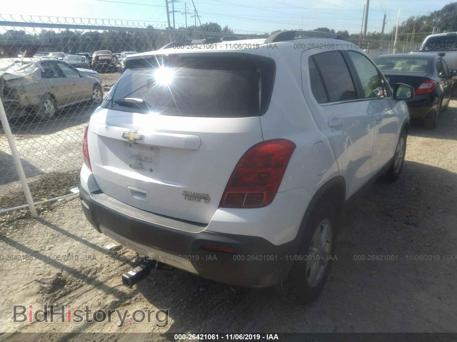2015 CHEVROLET TRAX - VIN: 3GNCJLSB7FL209619 - Фото 4