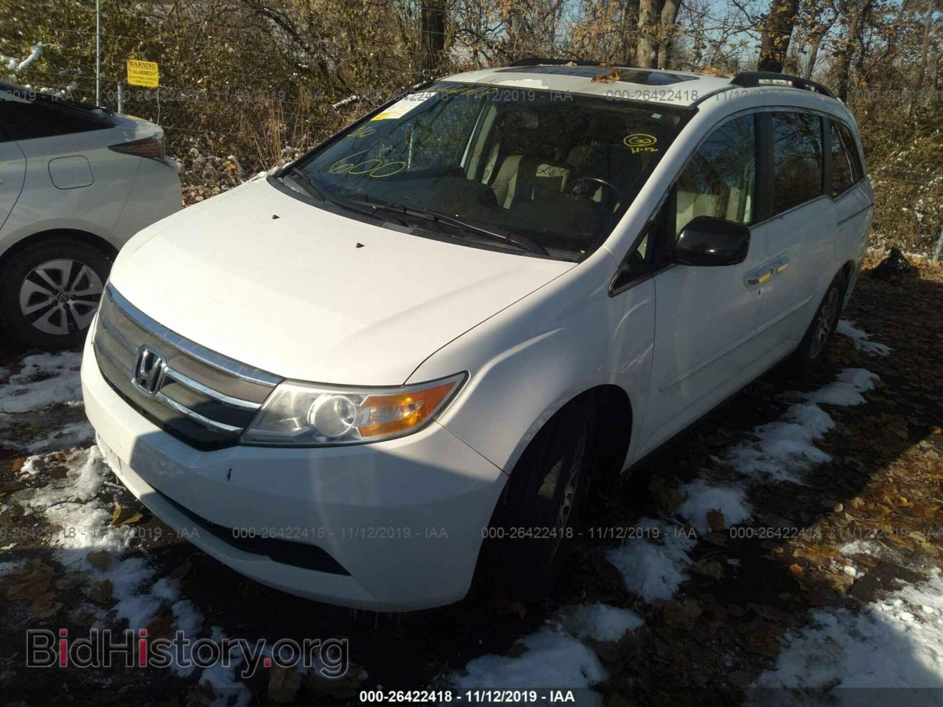 2011 HONDA ODYSSEY - VIN: 5FNRL5H69BB031501 - Фото 2