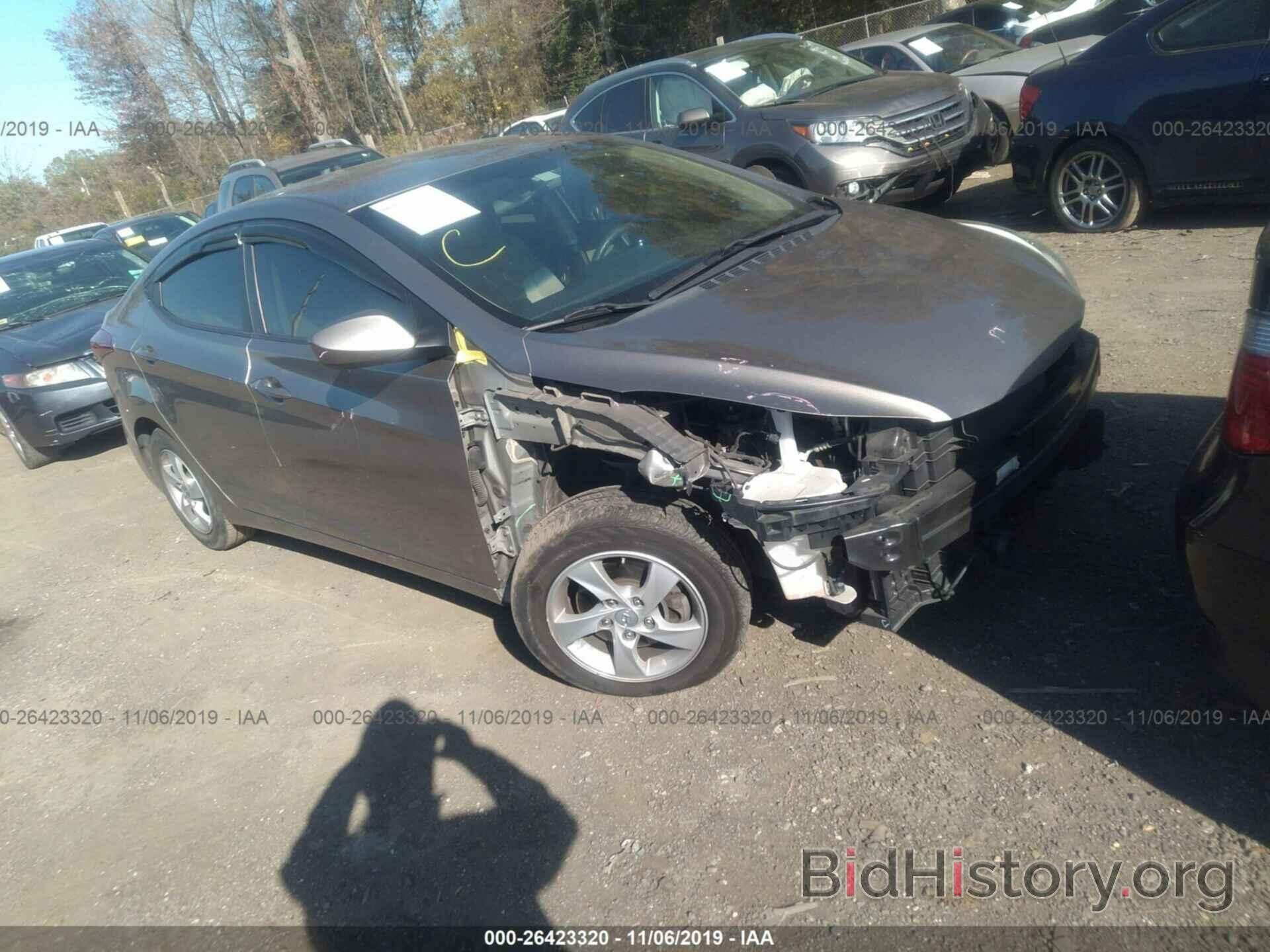 Photo 5NPDH4AE7EH505684 - HYUNDAI ELANTRA 2014