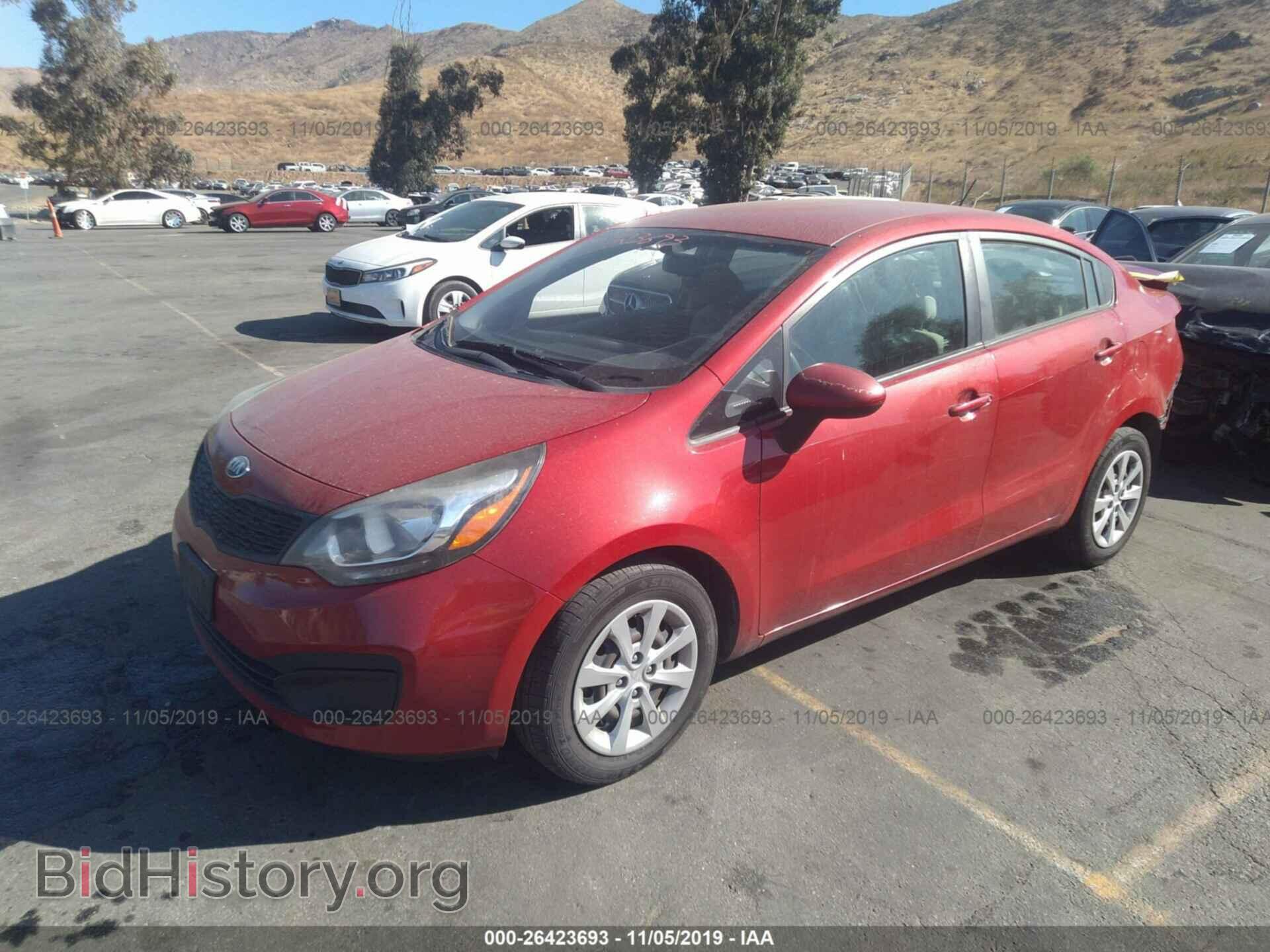 2013 KIA RIO - VIN: KNADM4A36D6201603 - Photo 2