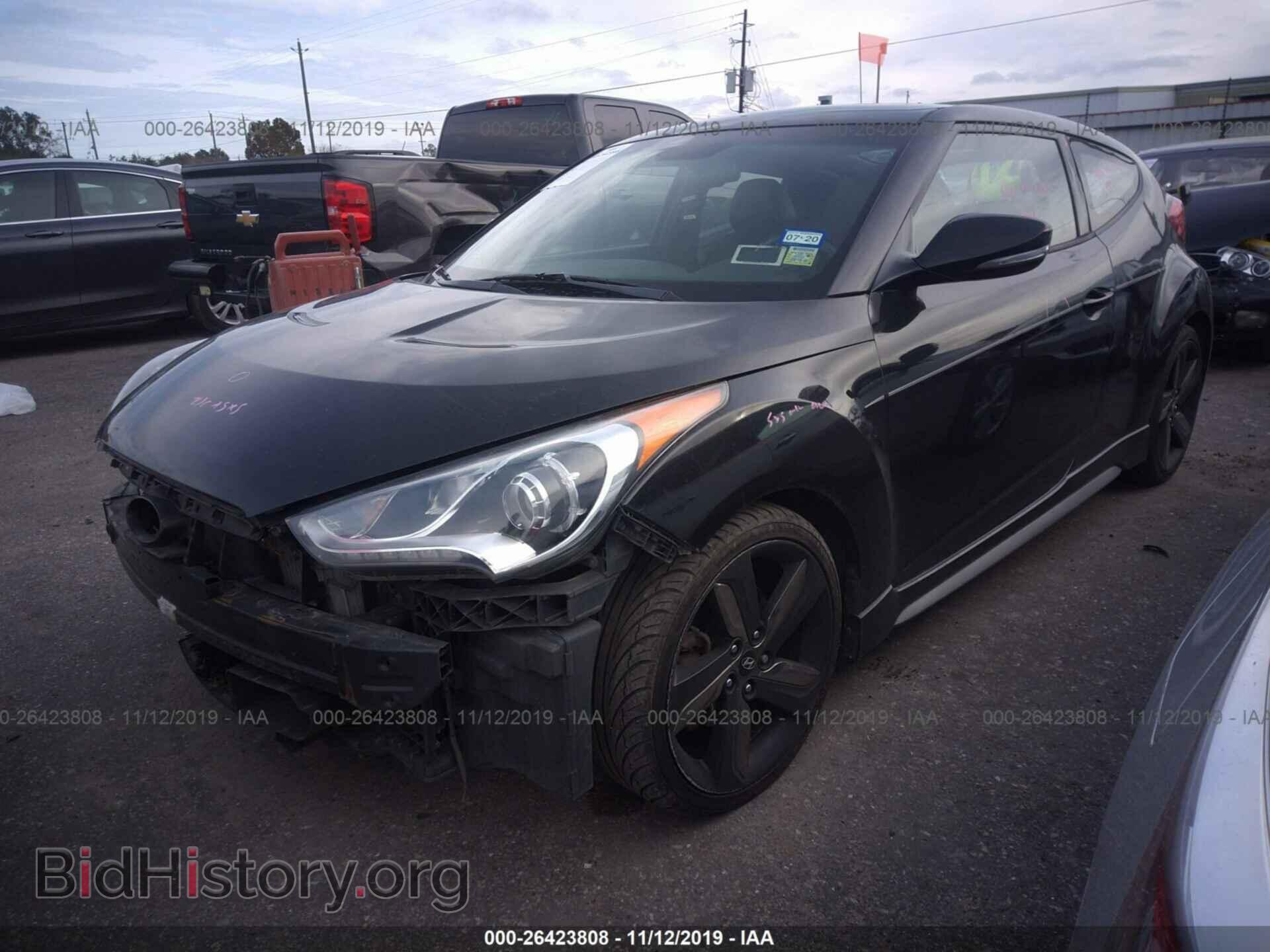2013 HYUNDAI VELOSTER - VIN: KMHTC6AE5DU097174 - Фото 2