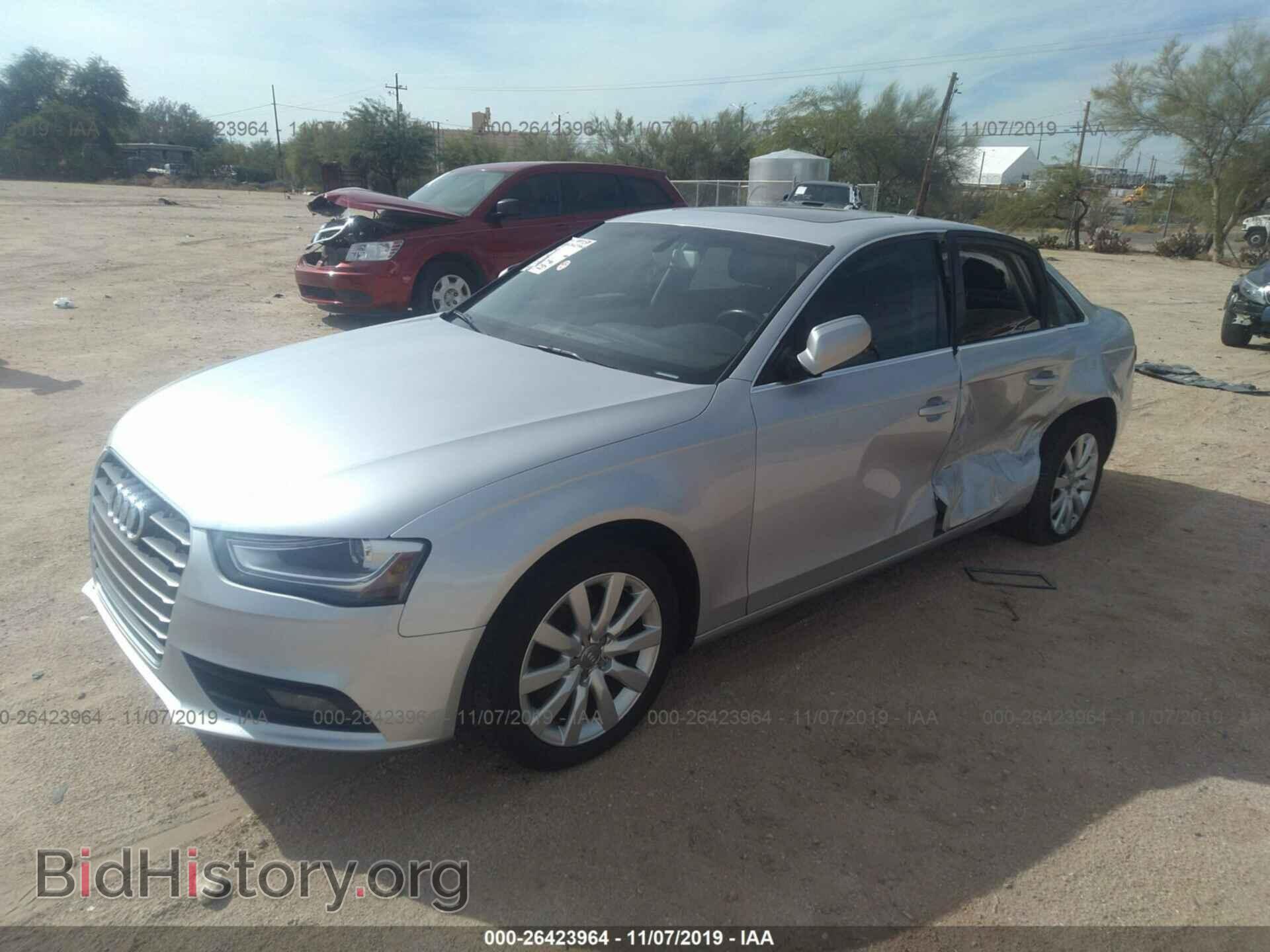 2013 AUDI A4 - VIN: WAUBFAFL9DA163029 - Photo 2