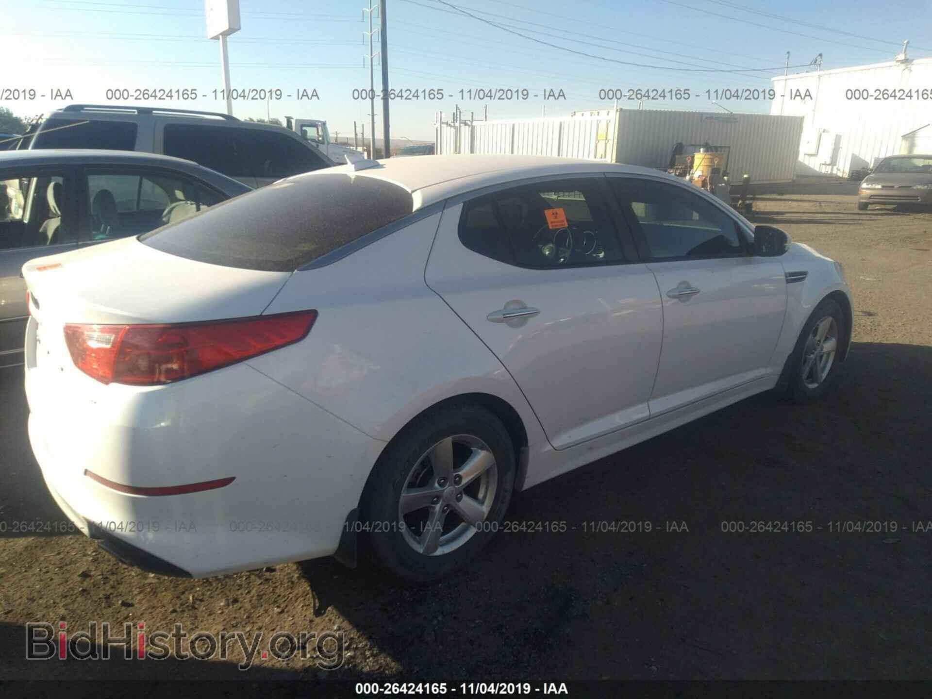 2015 KIA OPTIMA - VIN: KNAGM4A76F5634038 - Фото 4
