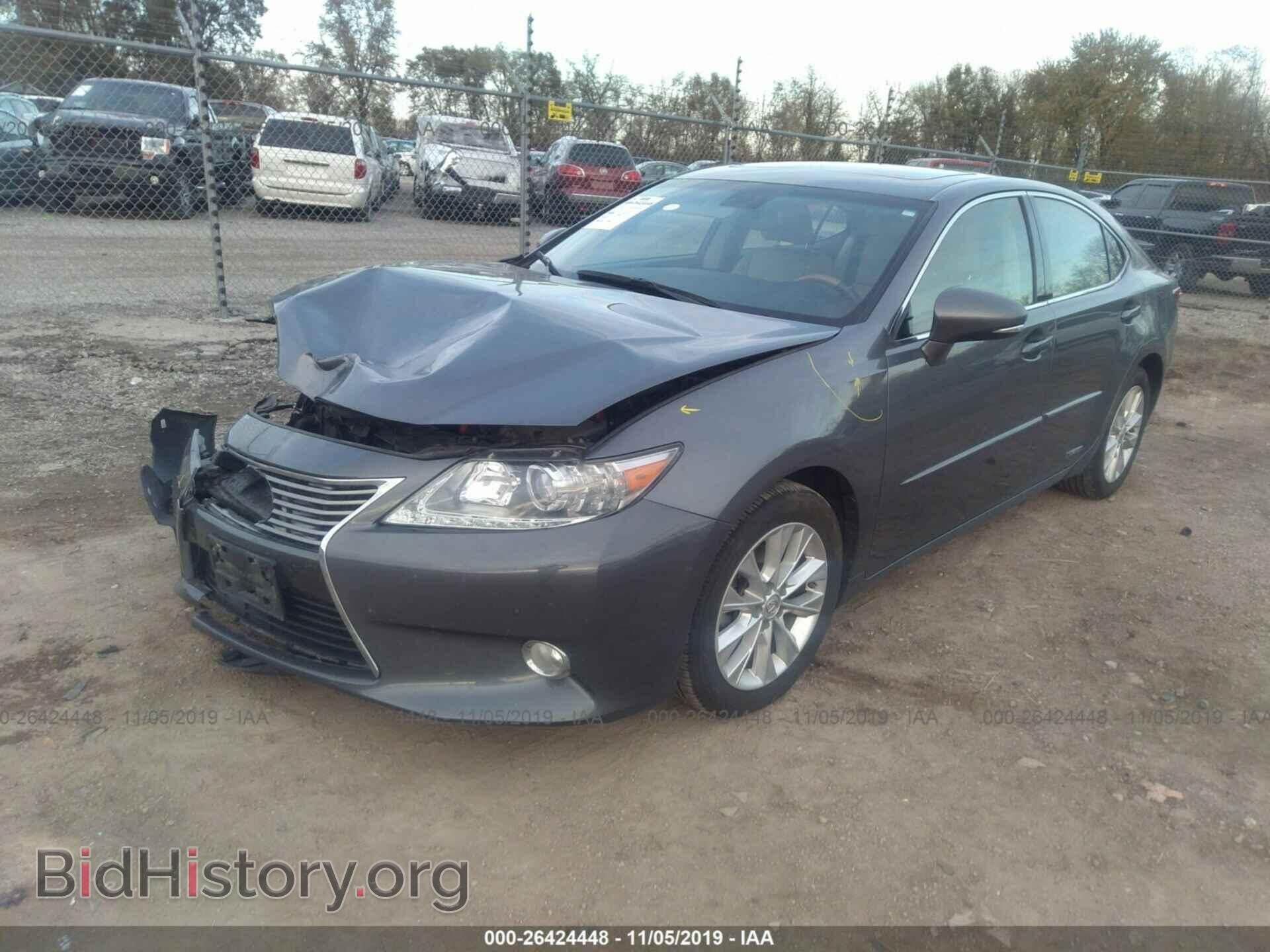 2013 LEXUS ES - VIN: JTHBW1GG7D2000196 - Фото 2