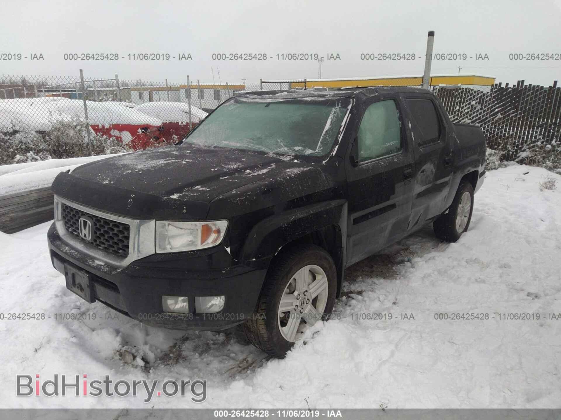 2011 HONDA RIDGELINE - VIN: 5FPYK1F54BB002044 - Фото 2