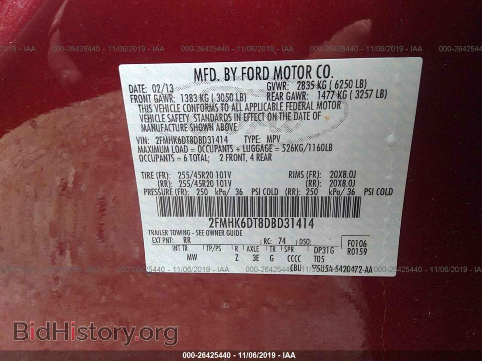 2013 FORD FLEX - VIN: 2FMHK6DT8DBD31414 - Photo 9