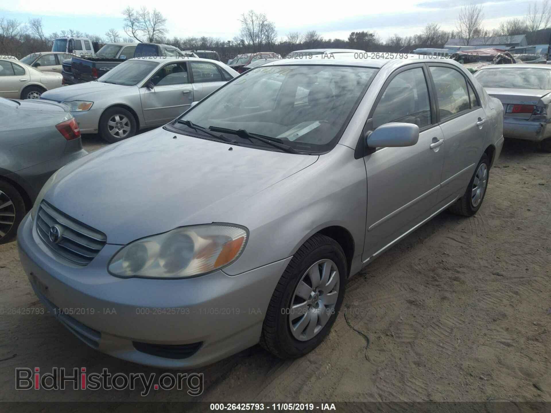 2003 TOYOTA COROLLA - VIN: 2T1BR32E03C026083 - Фото 2
