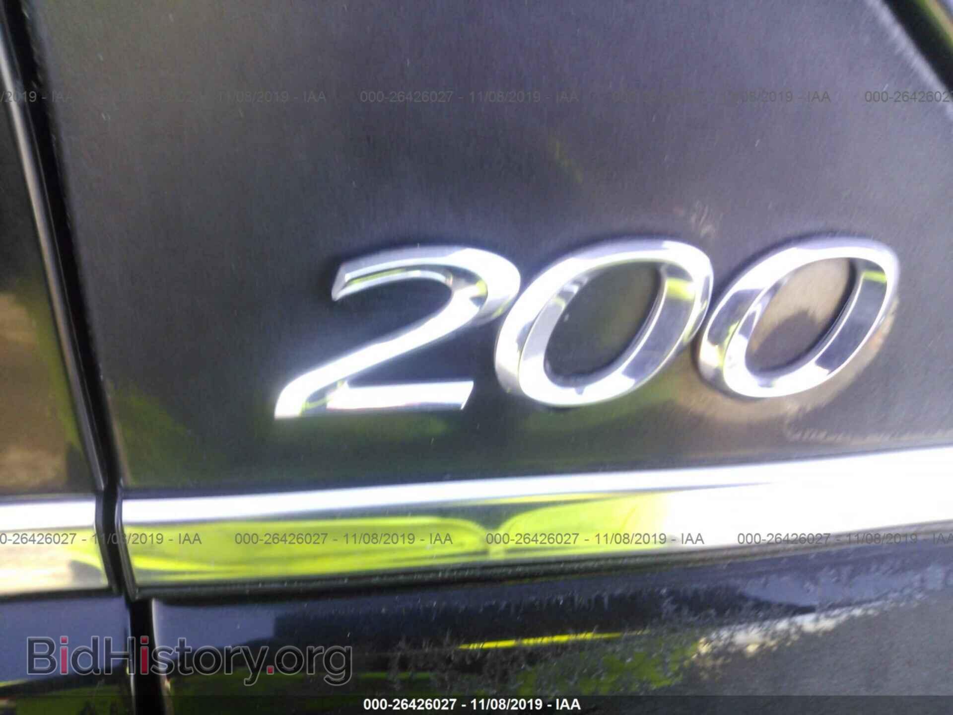 2011 CHRYSLER 200 - VIN: 1C3BC8FG7BN600916 - Фото 6
